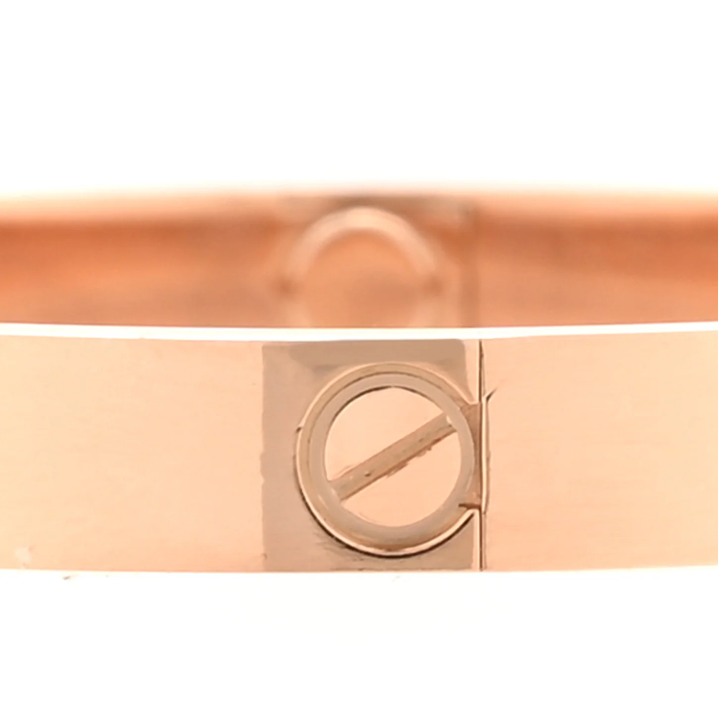 18K Pink Gold LOVE Bracelet 17 - Image 4