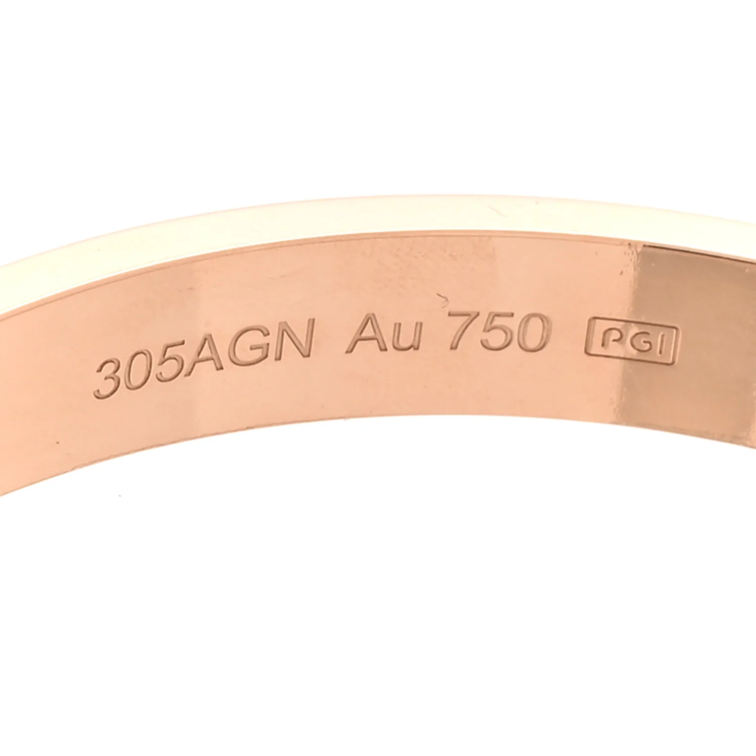 18K Pink Gold LOVE Bracelet 17 - Image 7