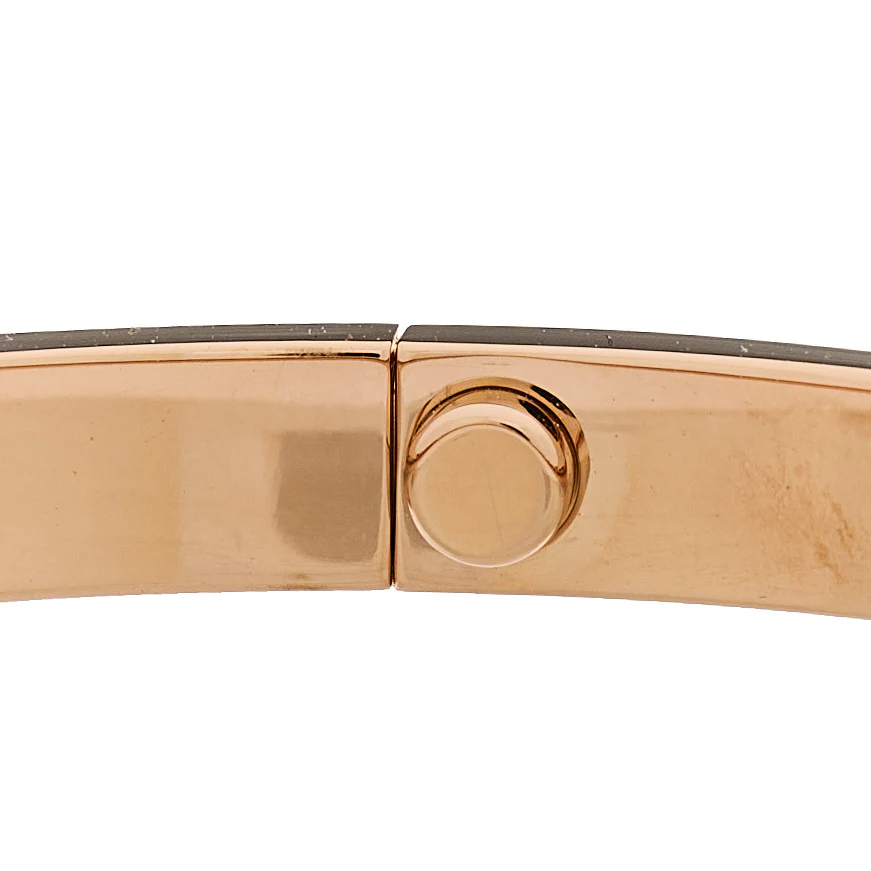 18K Pink Gold Medium LOVE Bracelet 17 - Image 5