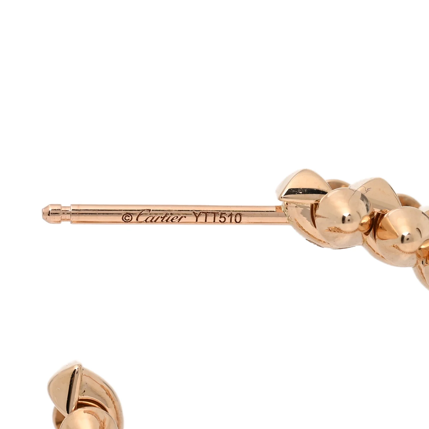 18K Pink Gold Small Clash de Cartier Earrings - Image 4