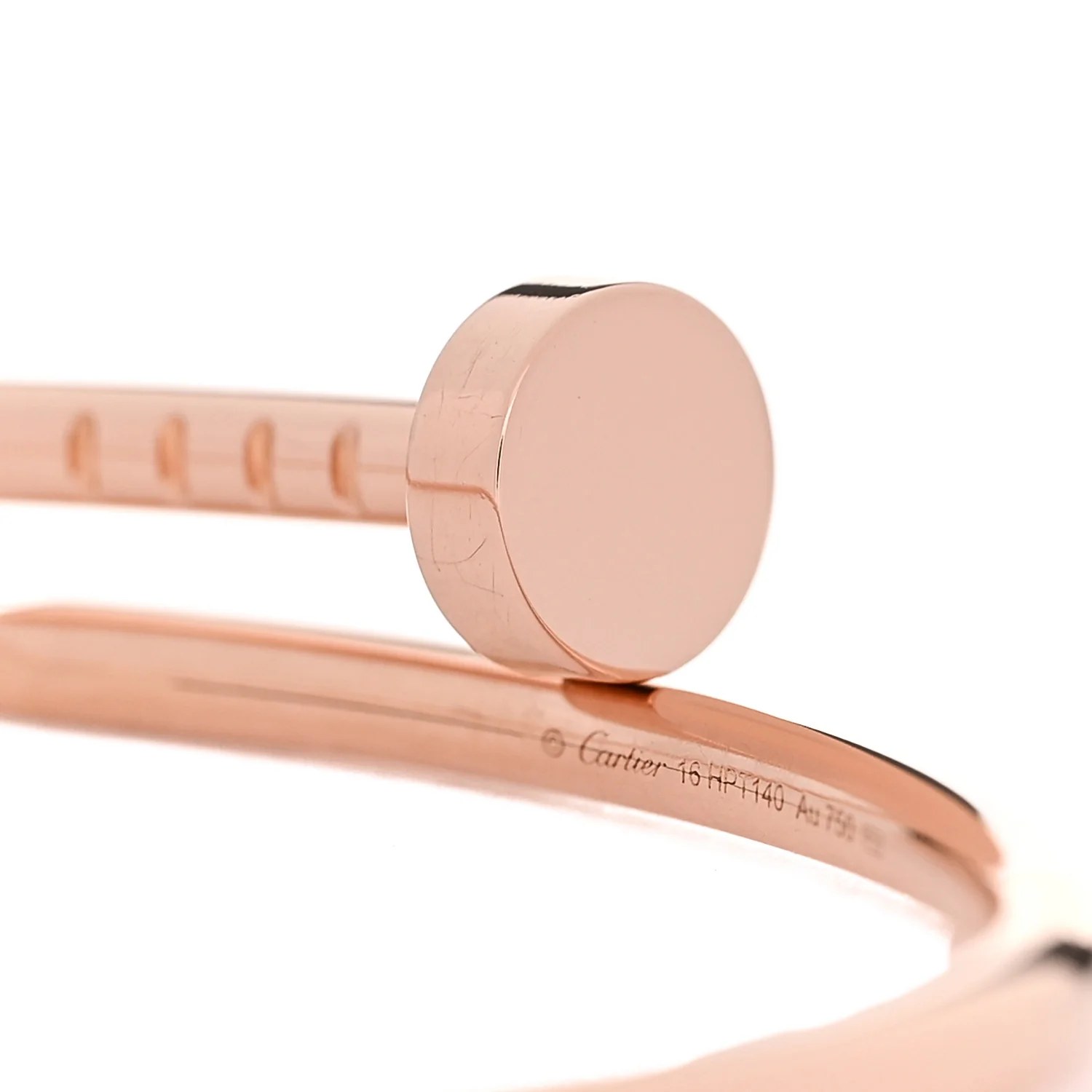 18K Pink Gold Small Juste Un Clou Bracelet 16 - Image 4