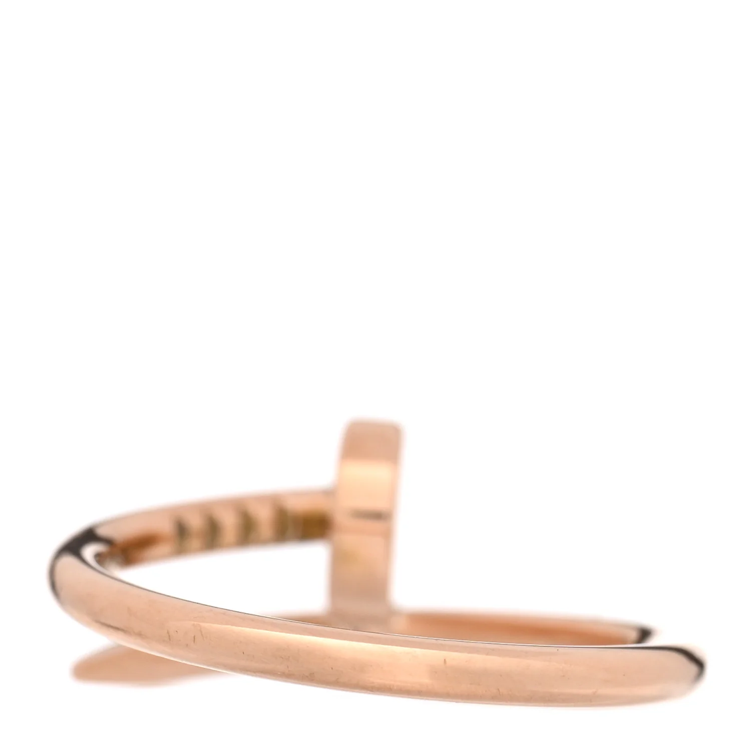 18K Pink Gold Small Juste Un Clou Ring 48 4.5 - Image 3