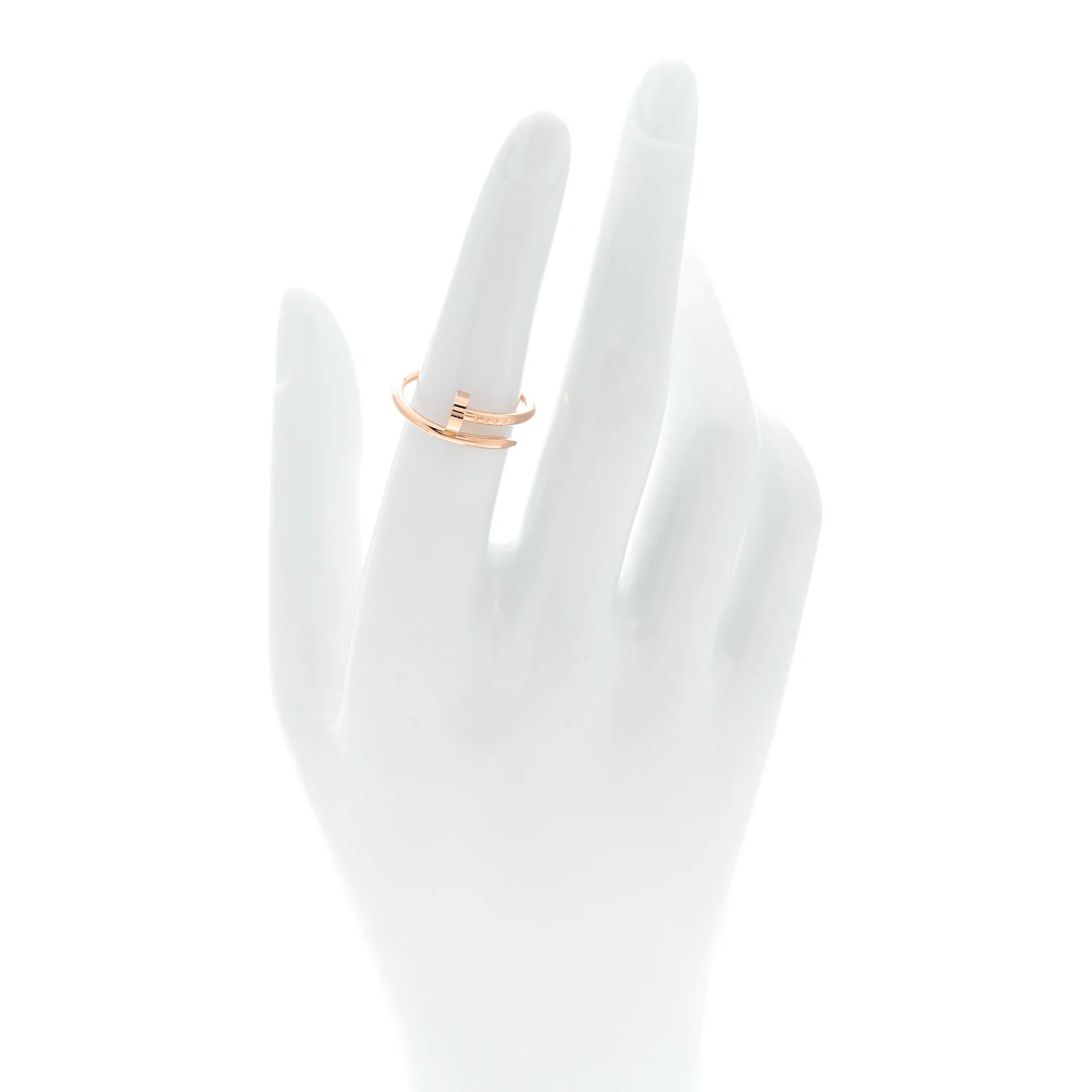 18K Pink Gold Small Juste Un Clou Ring 52 6 - Image 2