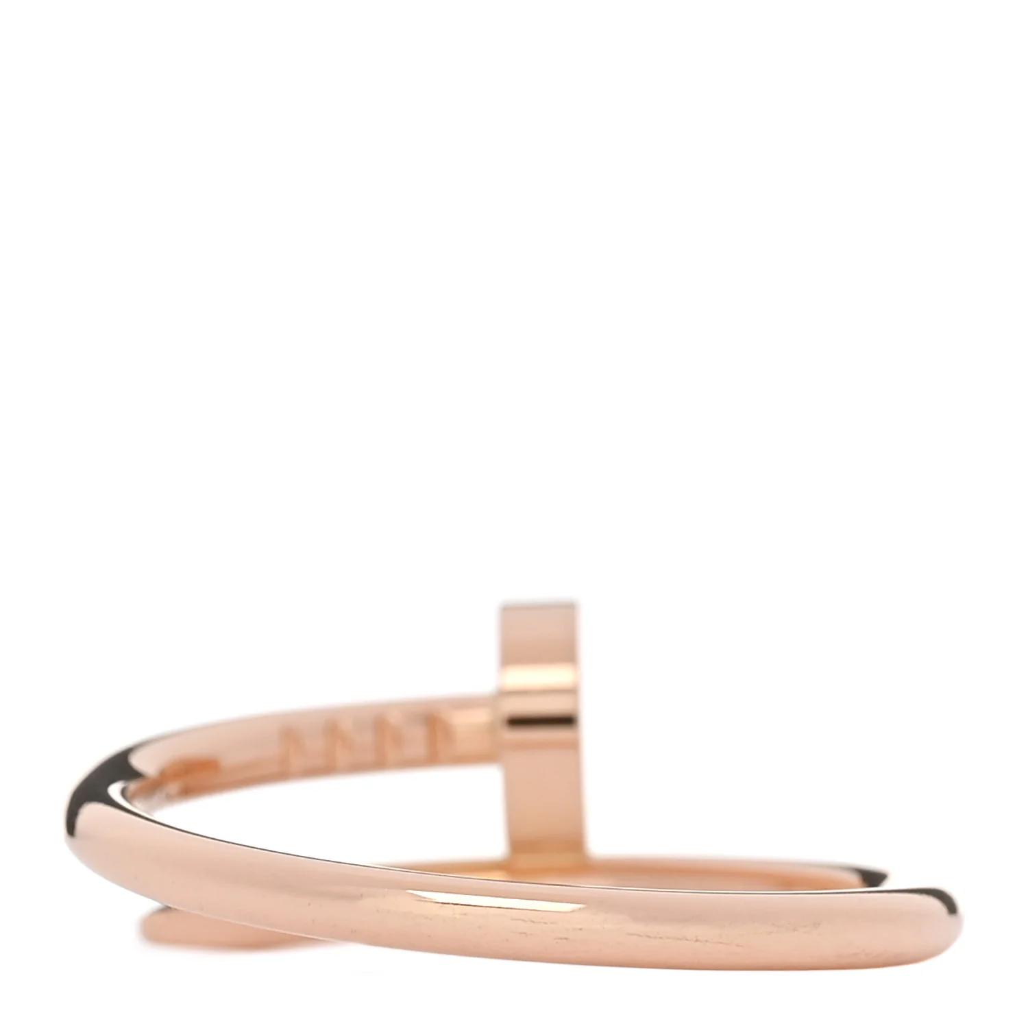 18K Pink Gold Small Juste Un Clou Ring 52 6 - Image 3