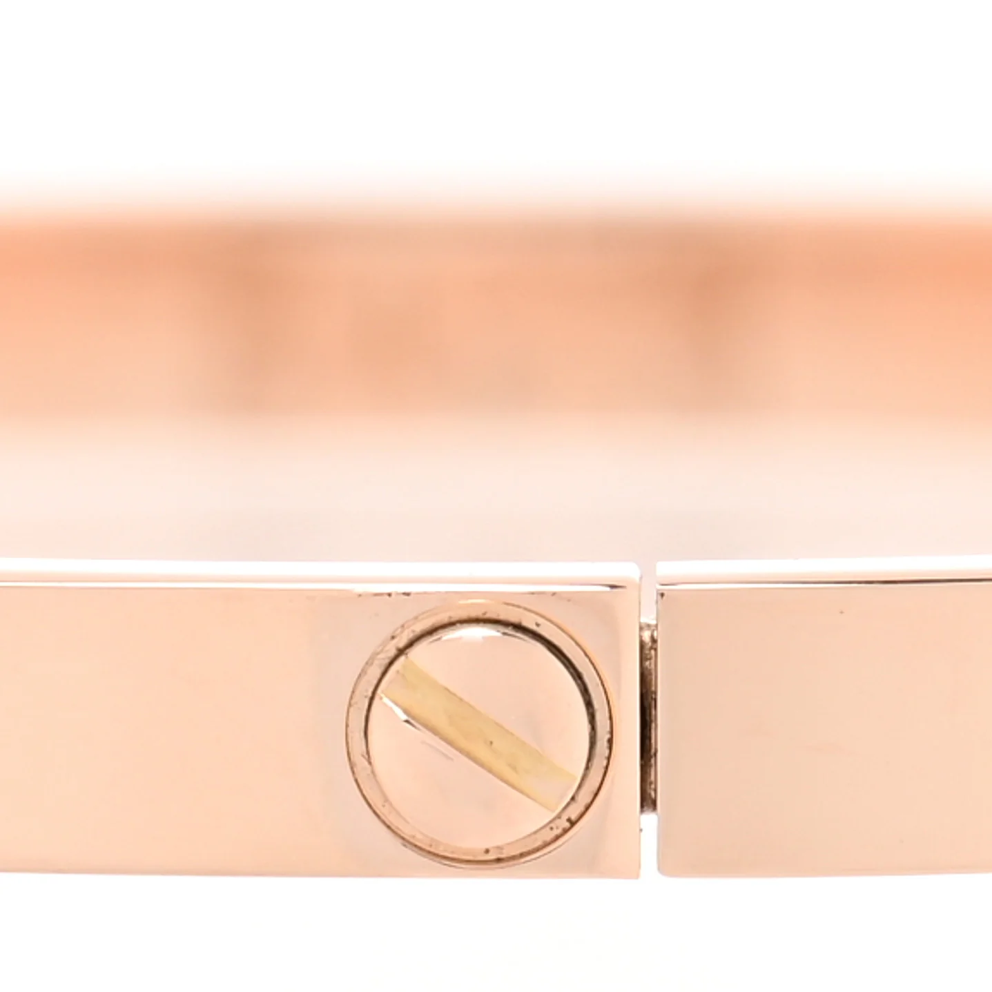 18K Pink Gold Small LOVE Bracelet 16 - Image 5