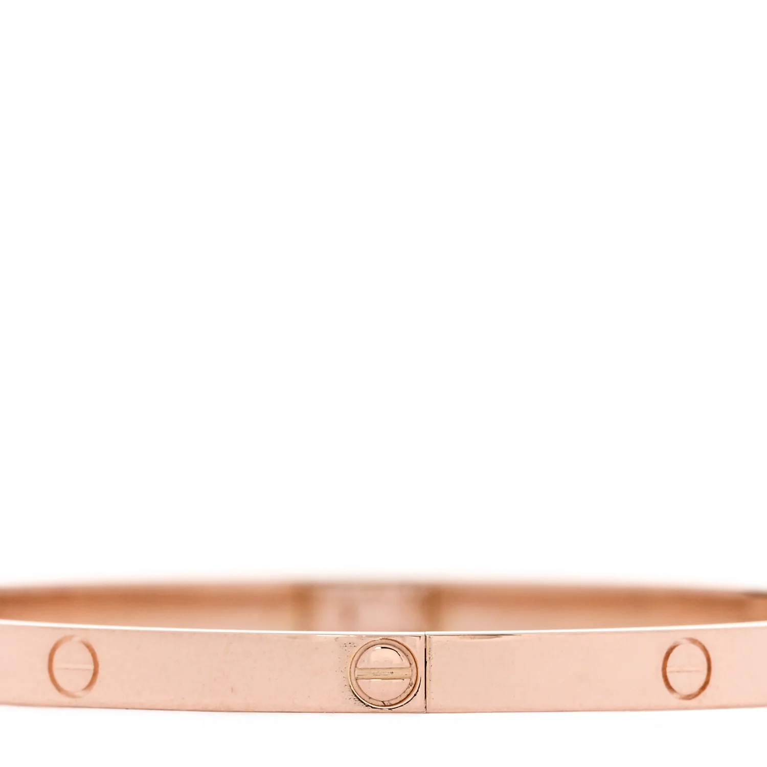 18K Pink Gold Small LOVE Bracelet 17 - Image 3