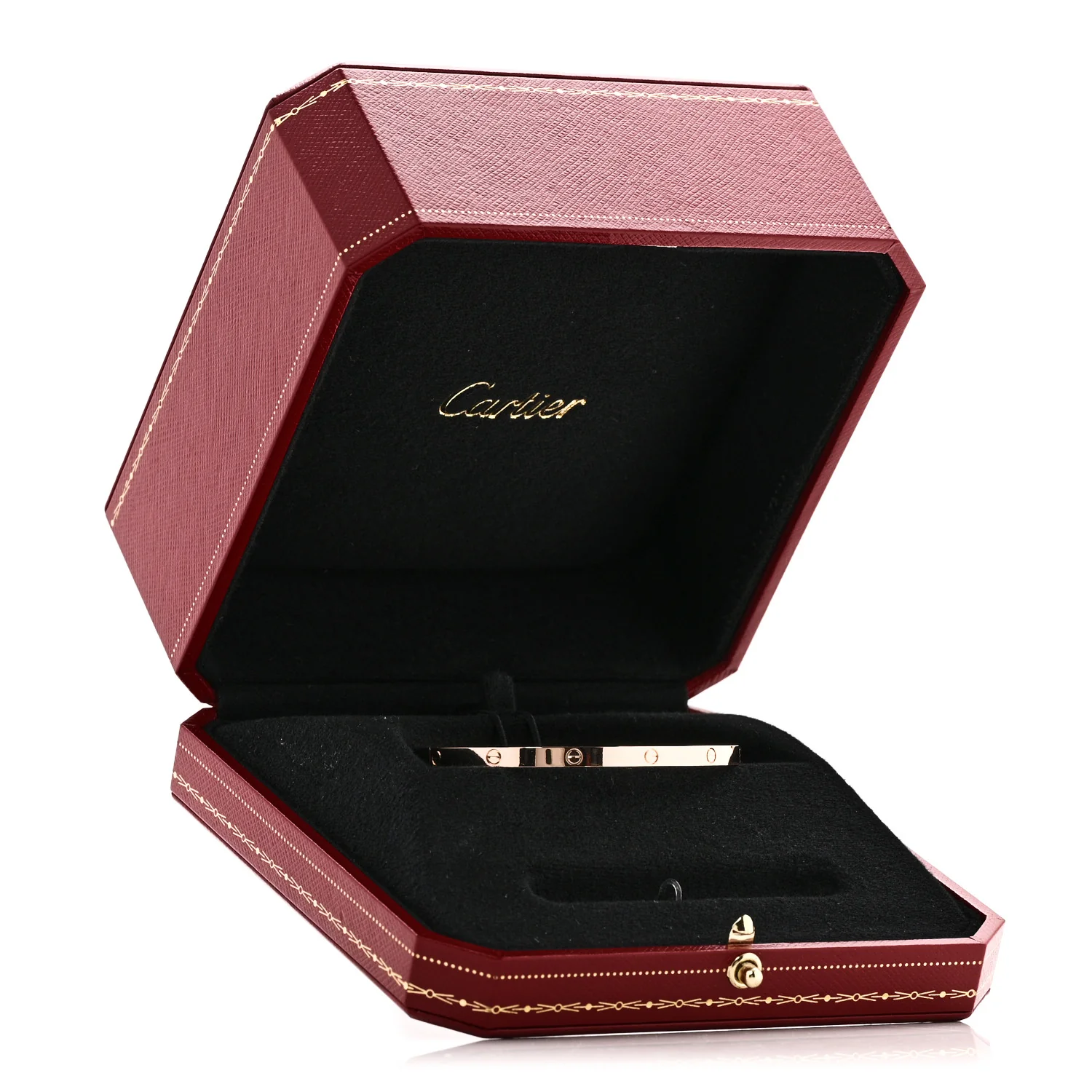 18K Pink Gold Small LOVE Bracelet 17 - Image 6