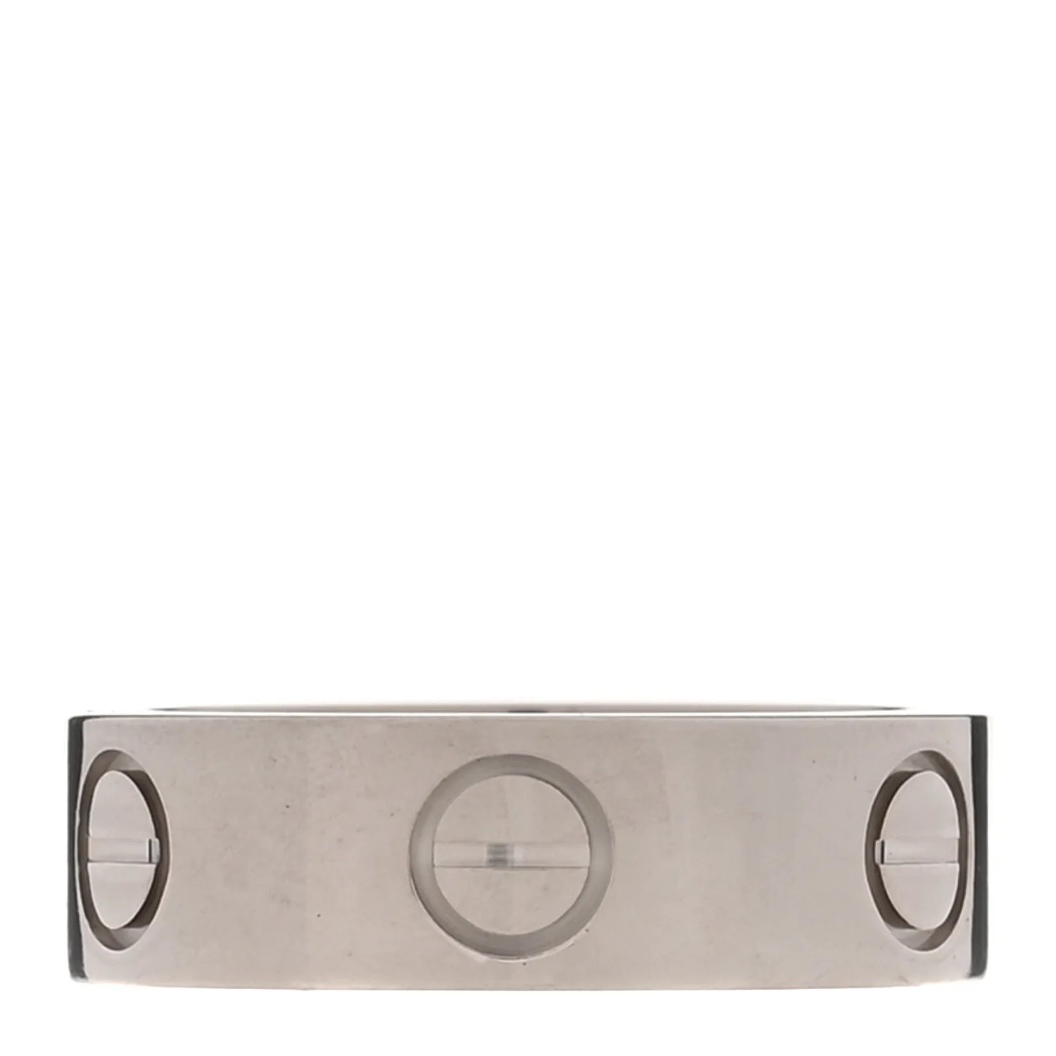 18K White Gold 5.5mm LOVE Ring 49 5