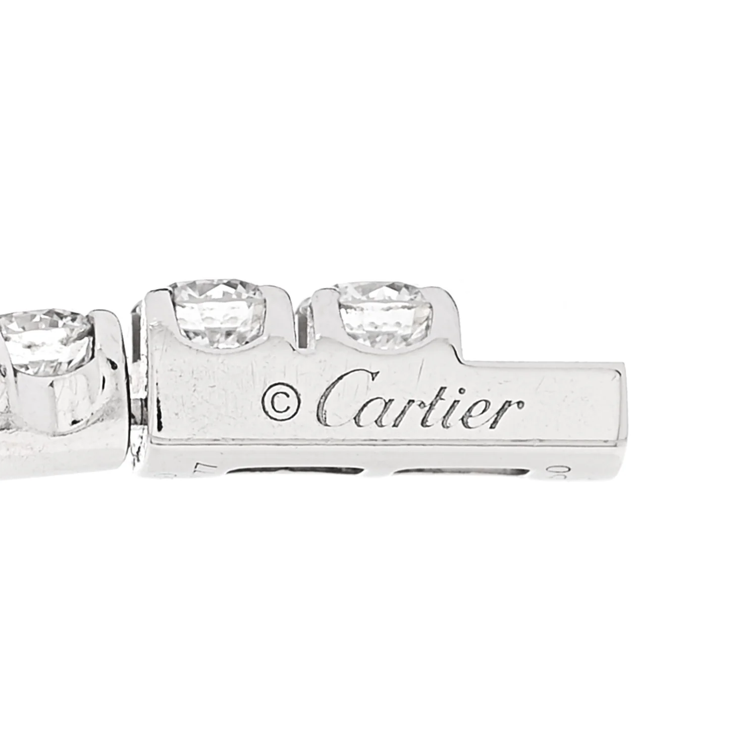 18K White Gold Diamond 6.60ctw Lignes Essentielles Bracelet - Image 3