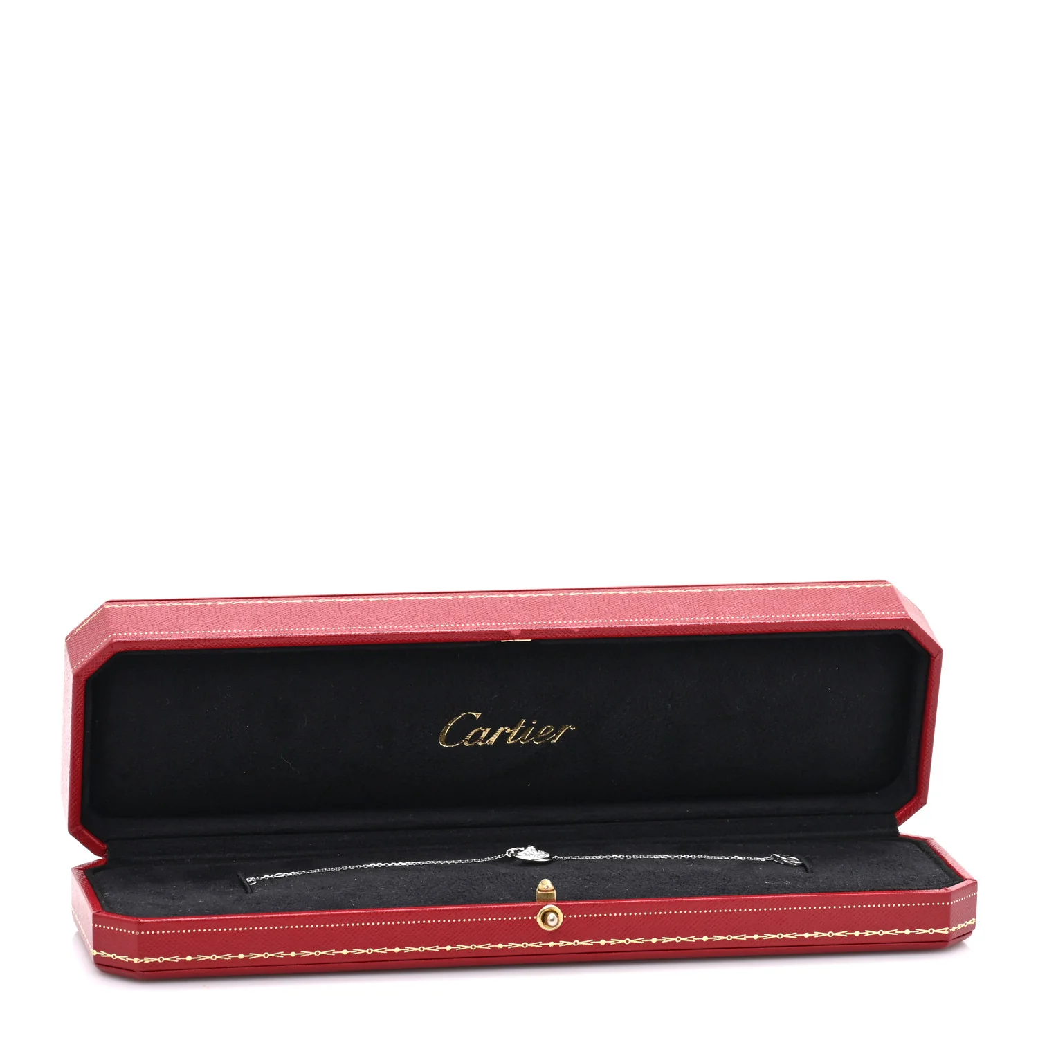 18K White Gold Diamond XS Amulette de Cartier Bracelet - Image 4