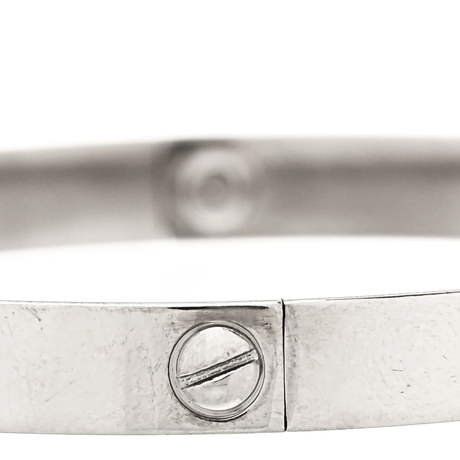 18K White Gold LOVE Bracelet 21 - Image 4
