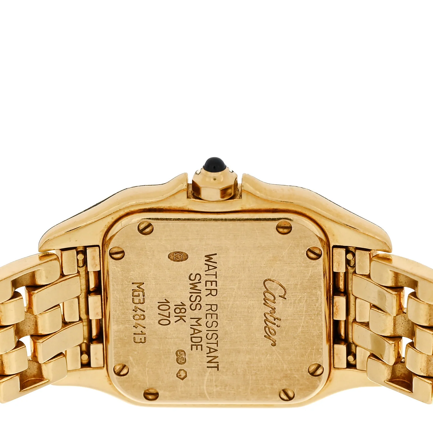 18K Yellow Gold 22mm Panthere Quartz Watch - Image 4