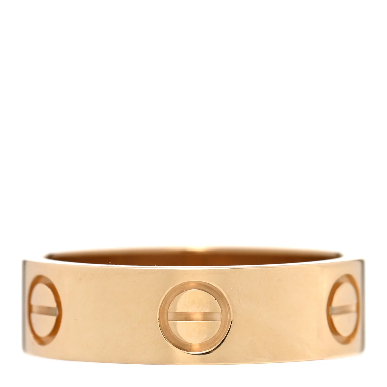 18K Yellow Gold 5.5mm LOVE Ring 54 7
