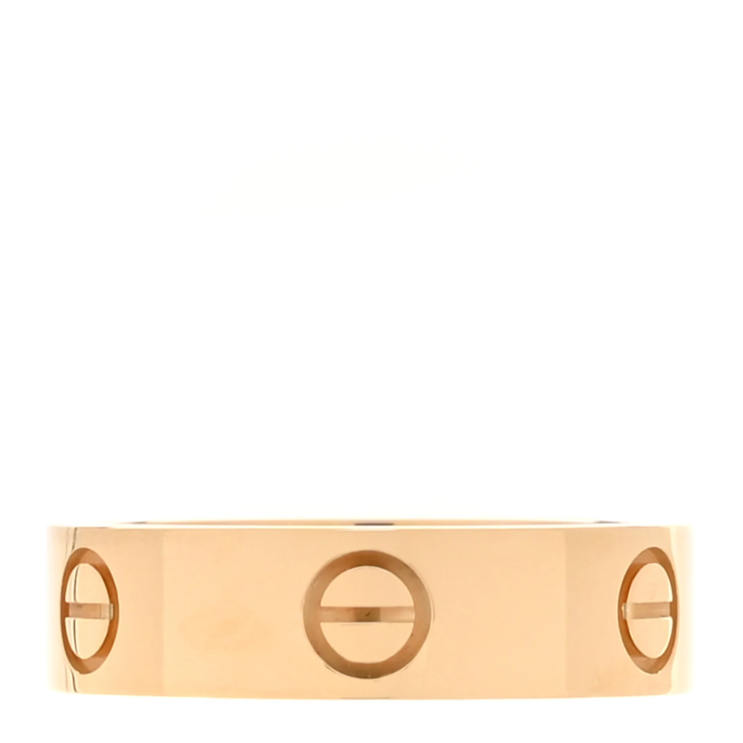 18K Yellow Gold 5.5mm LOVE Ring 57 8 - Image 3