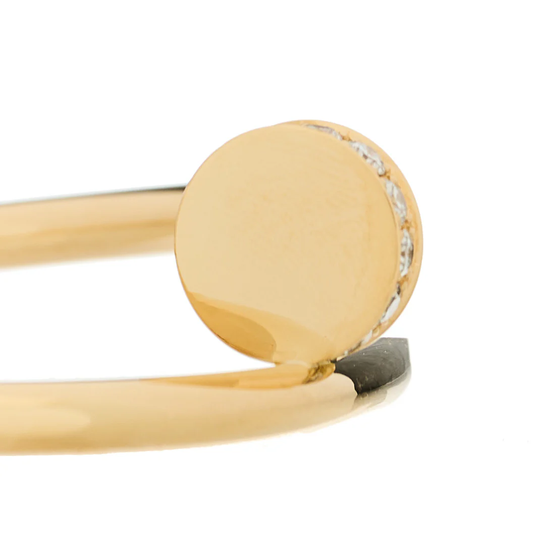 18K Yellow Gold Diamond Juste Un Clou Bracelet 15 - Image 3