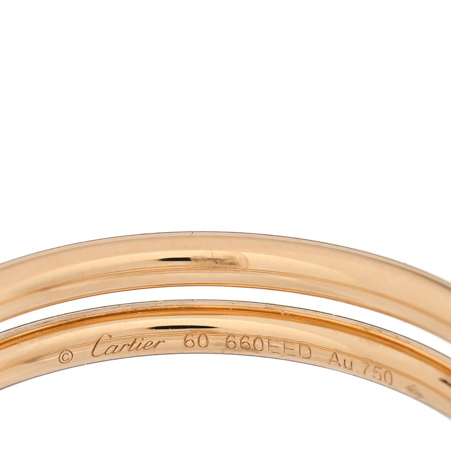 18K Yellow Gold Diamond Juste Un Clou Wrap Ring 60 9 - Image 4