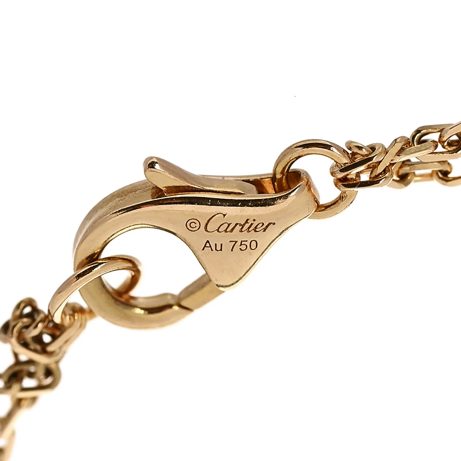 18K Yellow Gold Diamond Love Bracelet - Image 3