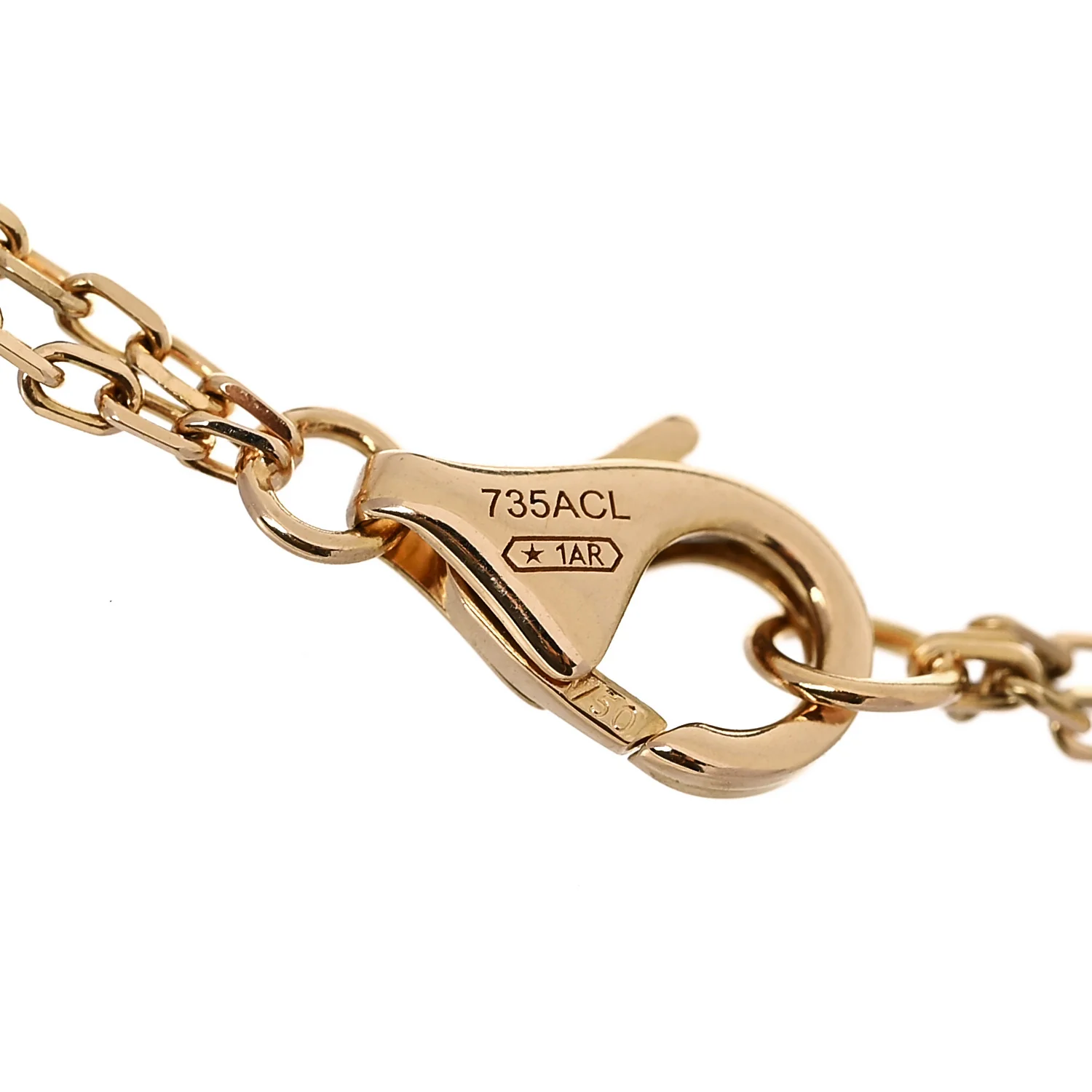 18K Yellow Gold Diamond Love Bracelet - Image 4