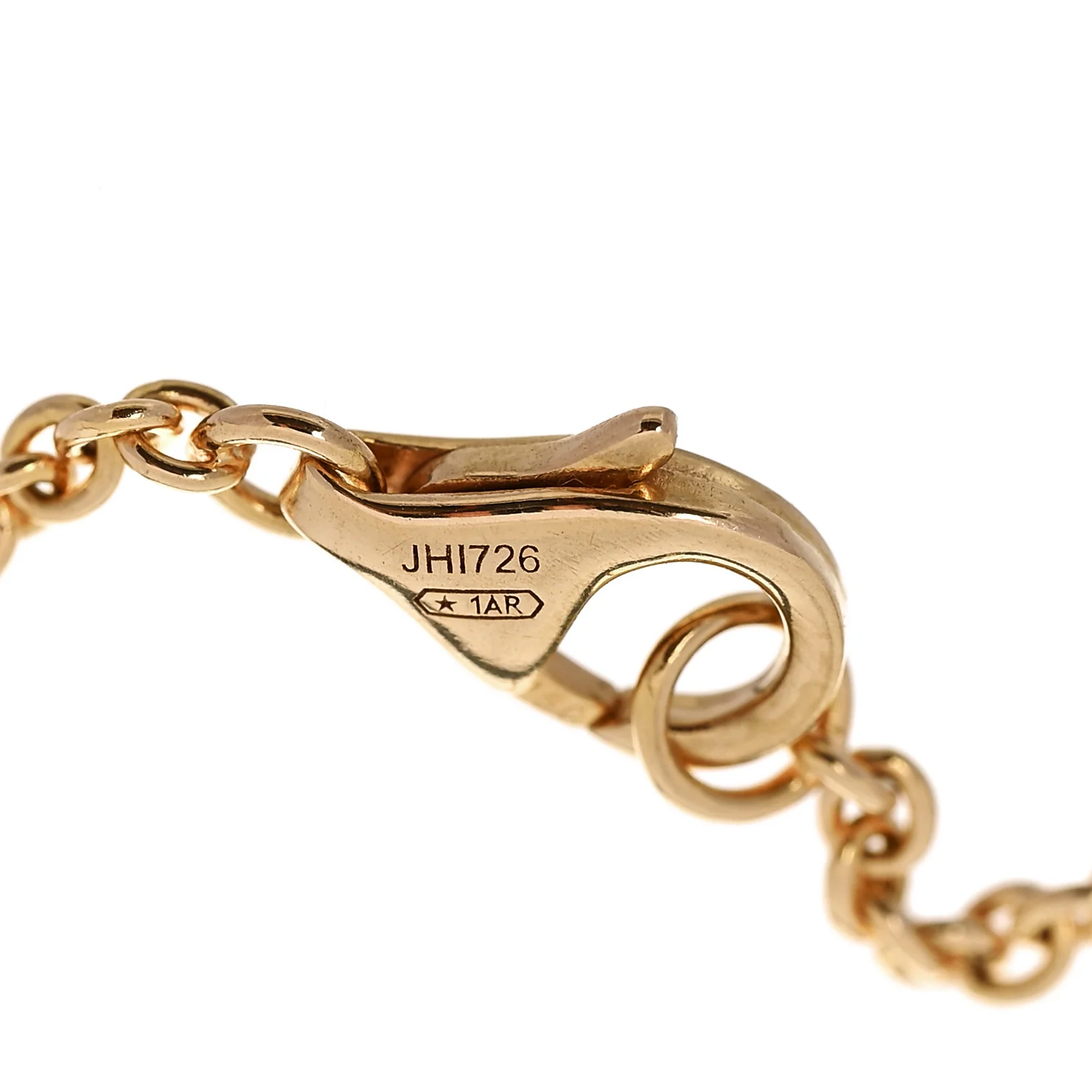 18K Yellow Gold Interlocking LOVE Bracelet - Image 4