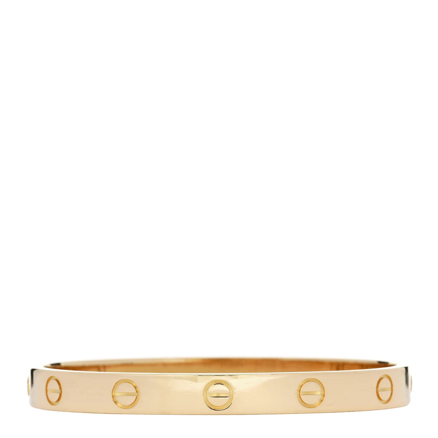 18K Yellow Gold LOVE Bracelet 16 - Image 2
