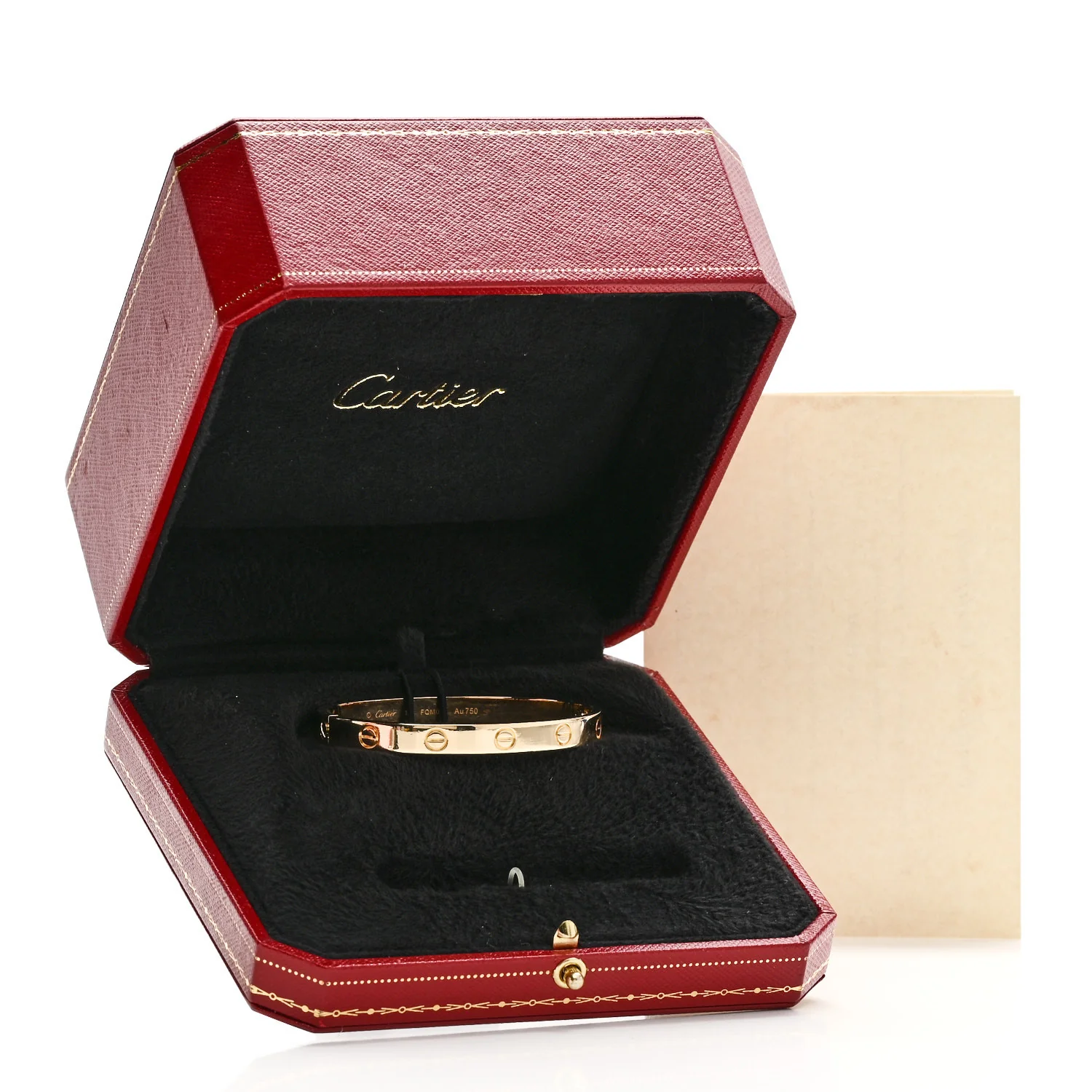 18K Yellow Gold LOVE Bracelet 16 - Image 7