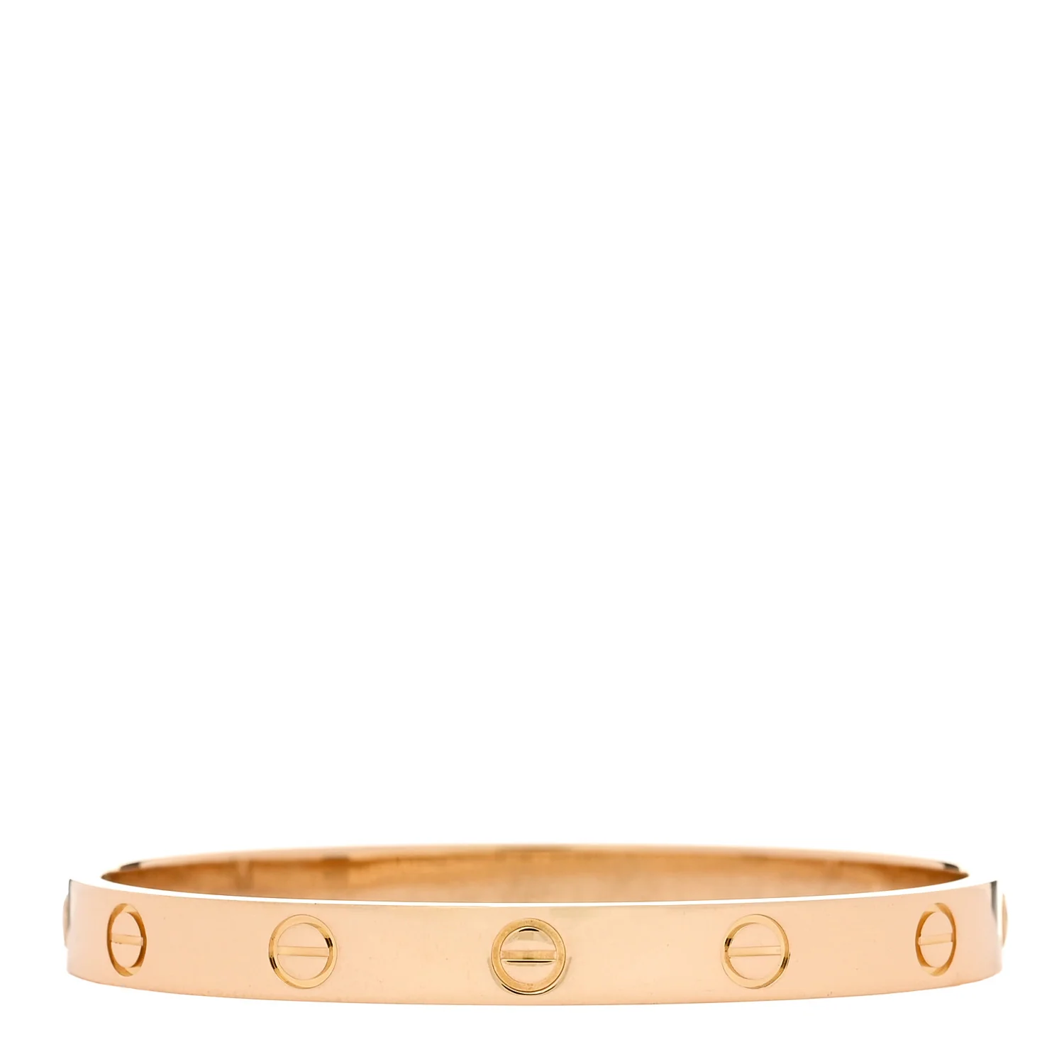 18K Yellow Gold LOVE Bracelet 16 - Image 2