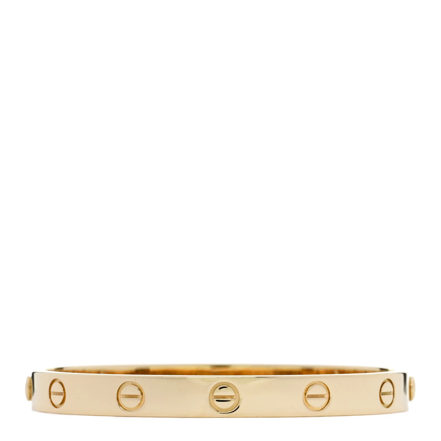 18K Yellow Gold LOVE Bracelet 16 - Image 2