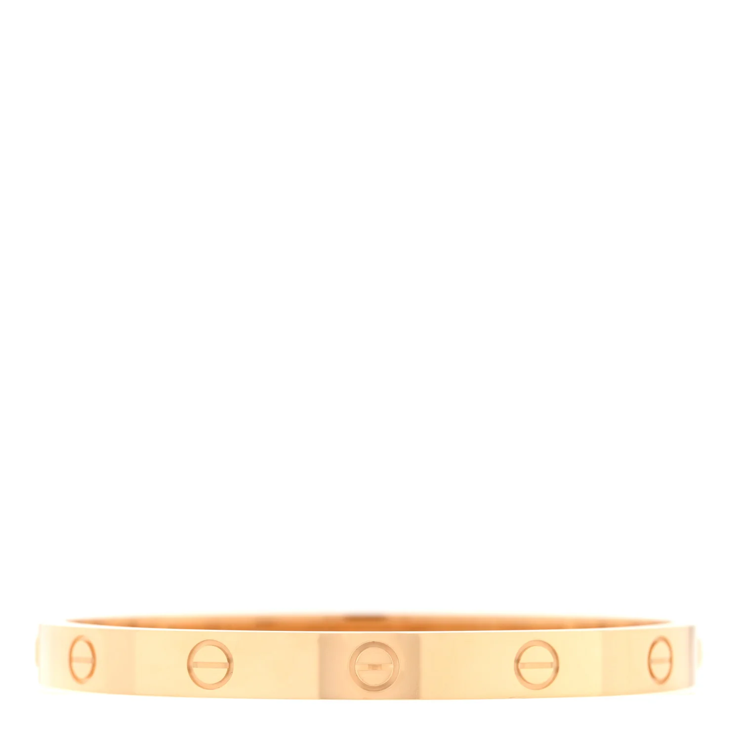 18K Yellow Gold LOVE Bracelet 17