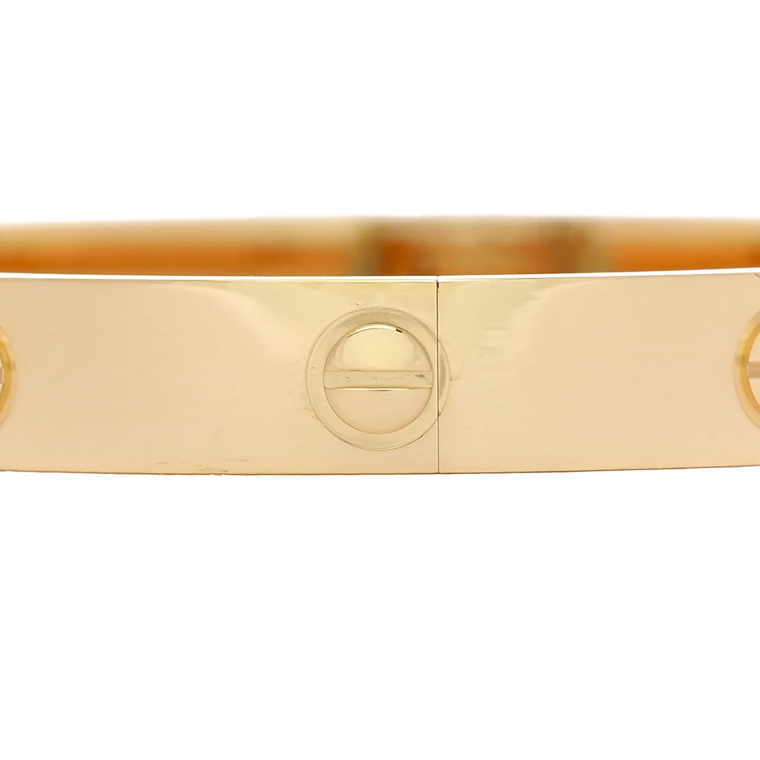 18K Yellow Gold LOVE Single Screw Bracelet 16 - Image 4