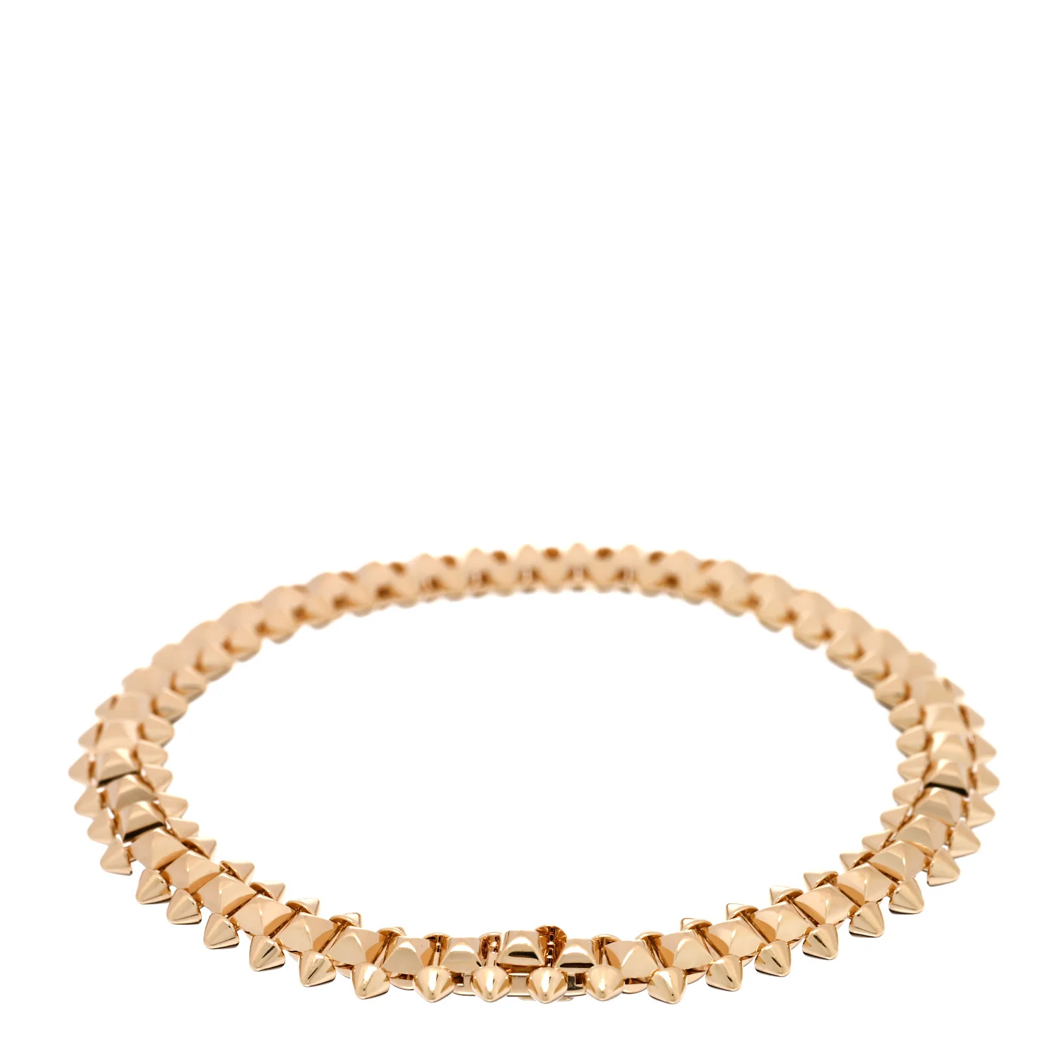 18K Yellow Gold Medium Clash De Cartier Flexible Bracelet 17 - Image 2