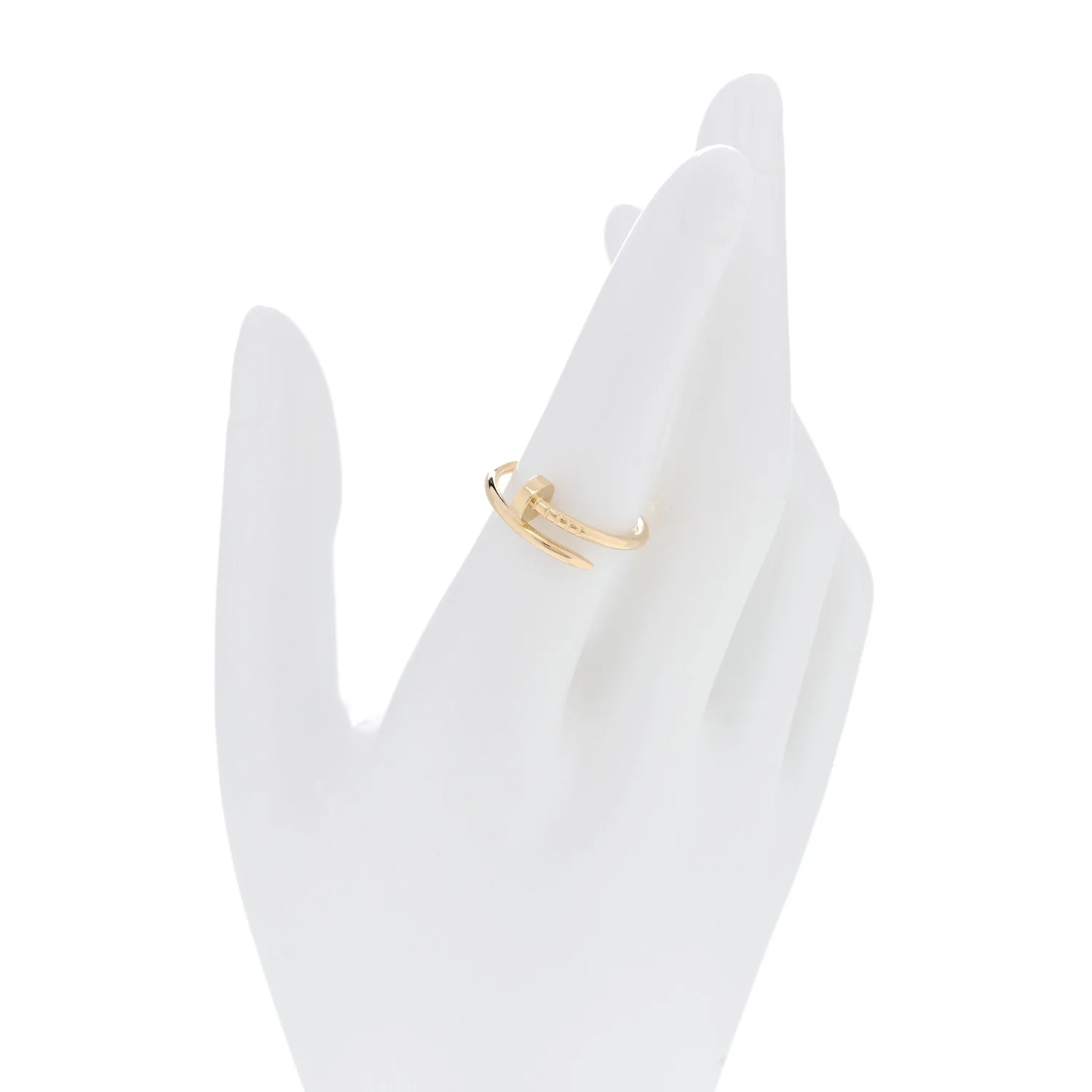 18K Yellow Gold Small Juste Un Clou Ring 53 6.5 - Image 2