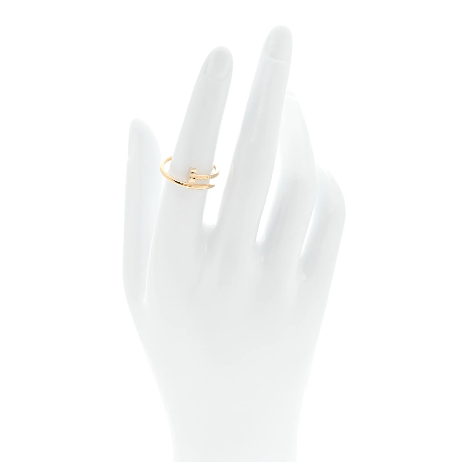 18K Yellow Gold Small Juste Un Clou Ring 54 7 - Image 2