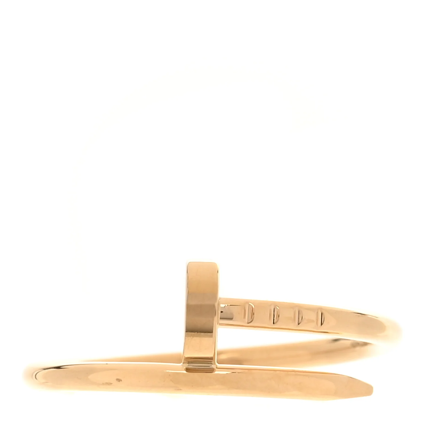 18K Yellow Gold Small Juste Un Clou Ring 56 7.5