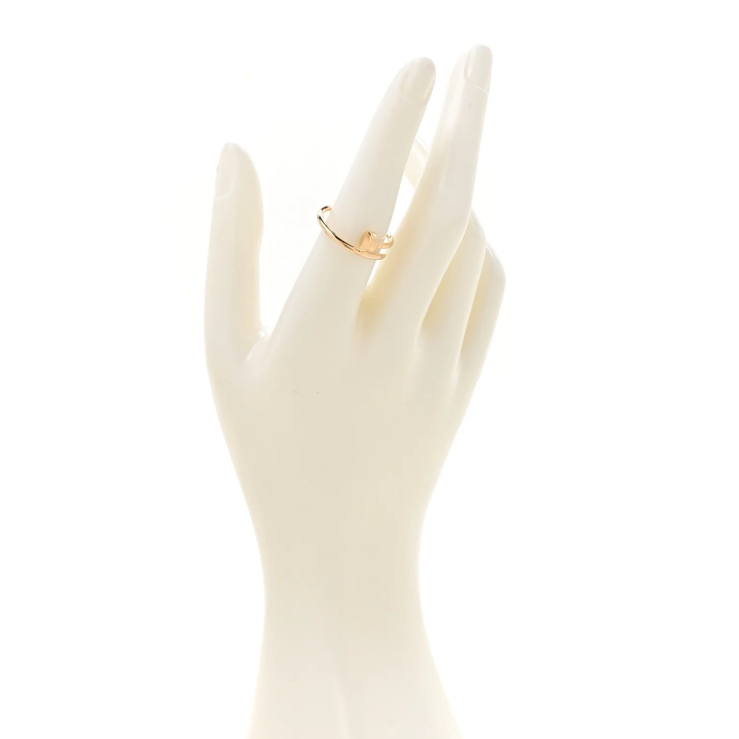 18K Yellow Gold Small Juste Un Clou Ring 56 7.5 - Image 2