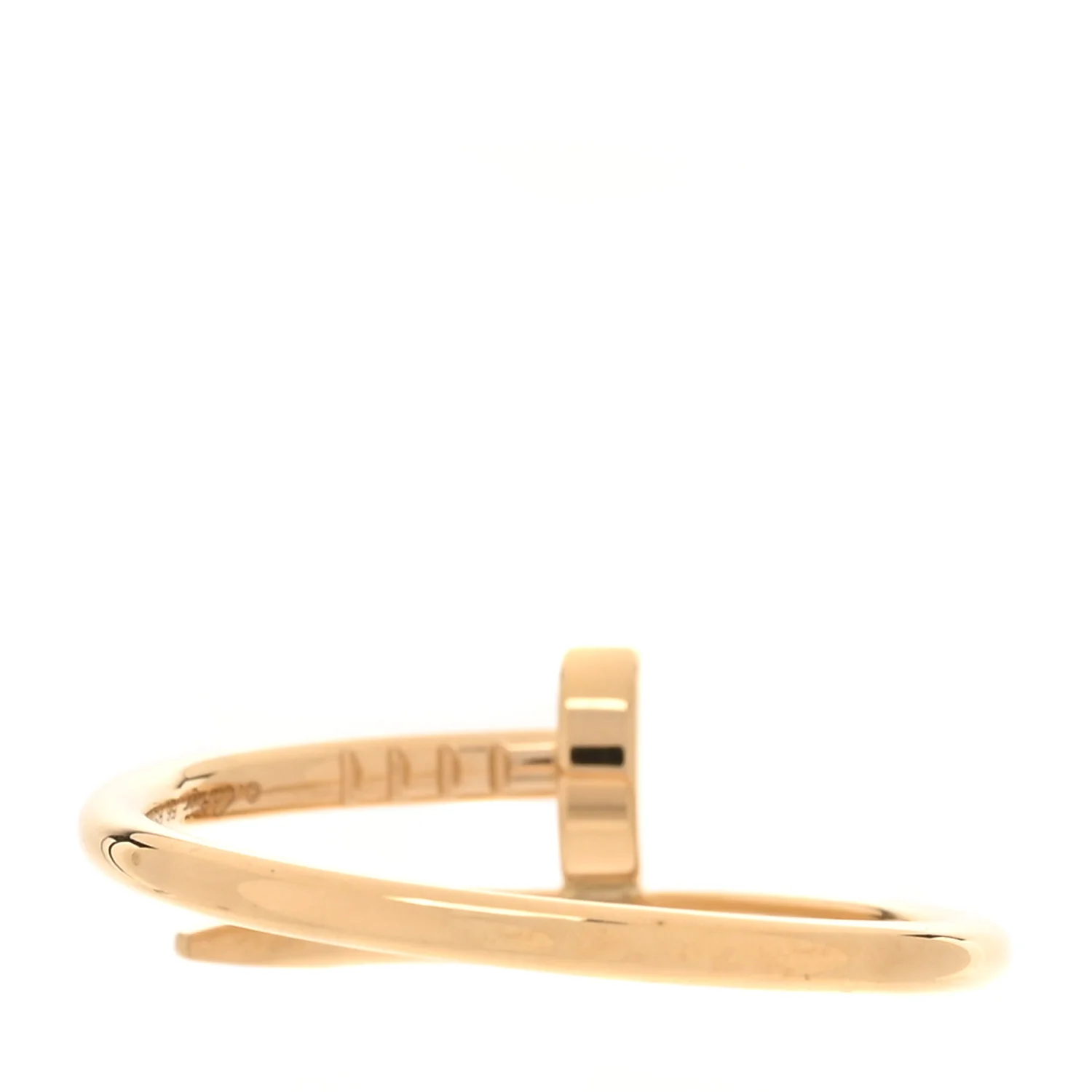 18K Yellow Gold Small Juste Un Clou Ring 56 7.5 - Image 3
