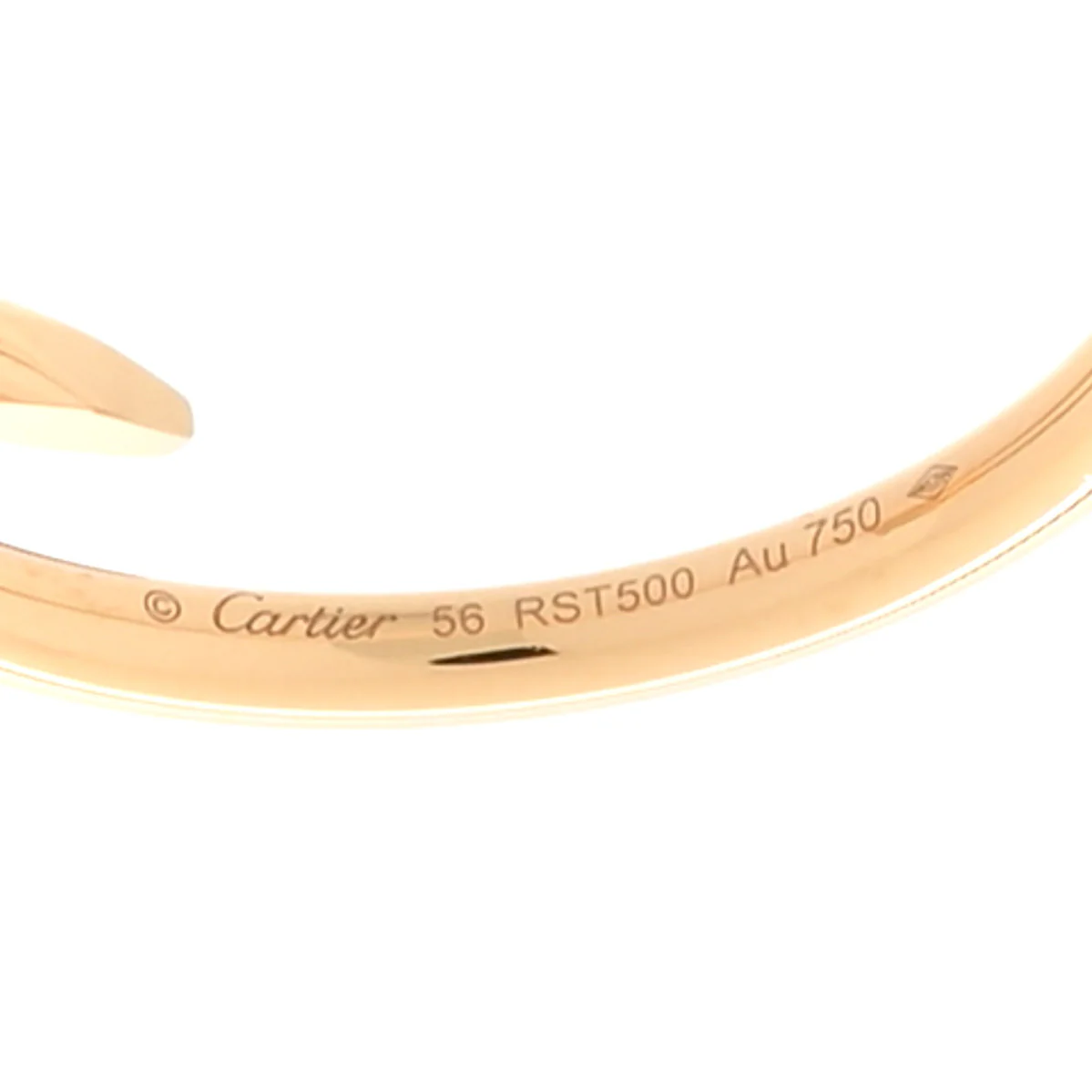 18K Yellow Gold Small Juste Un Clou Ring 56 7.5 - Image 5