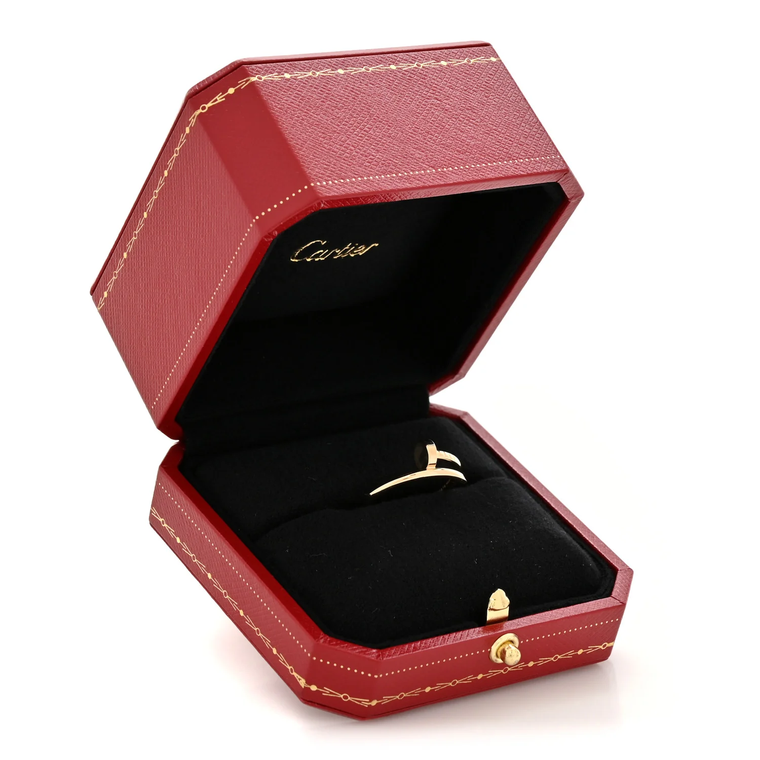 18K Yellow Gold Small Juste Un Clou Ring 56 7.5 - Image 6