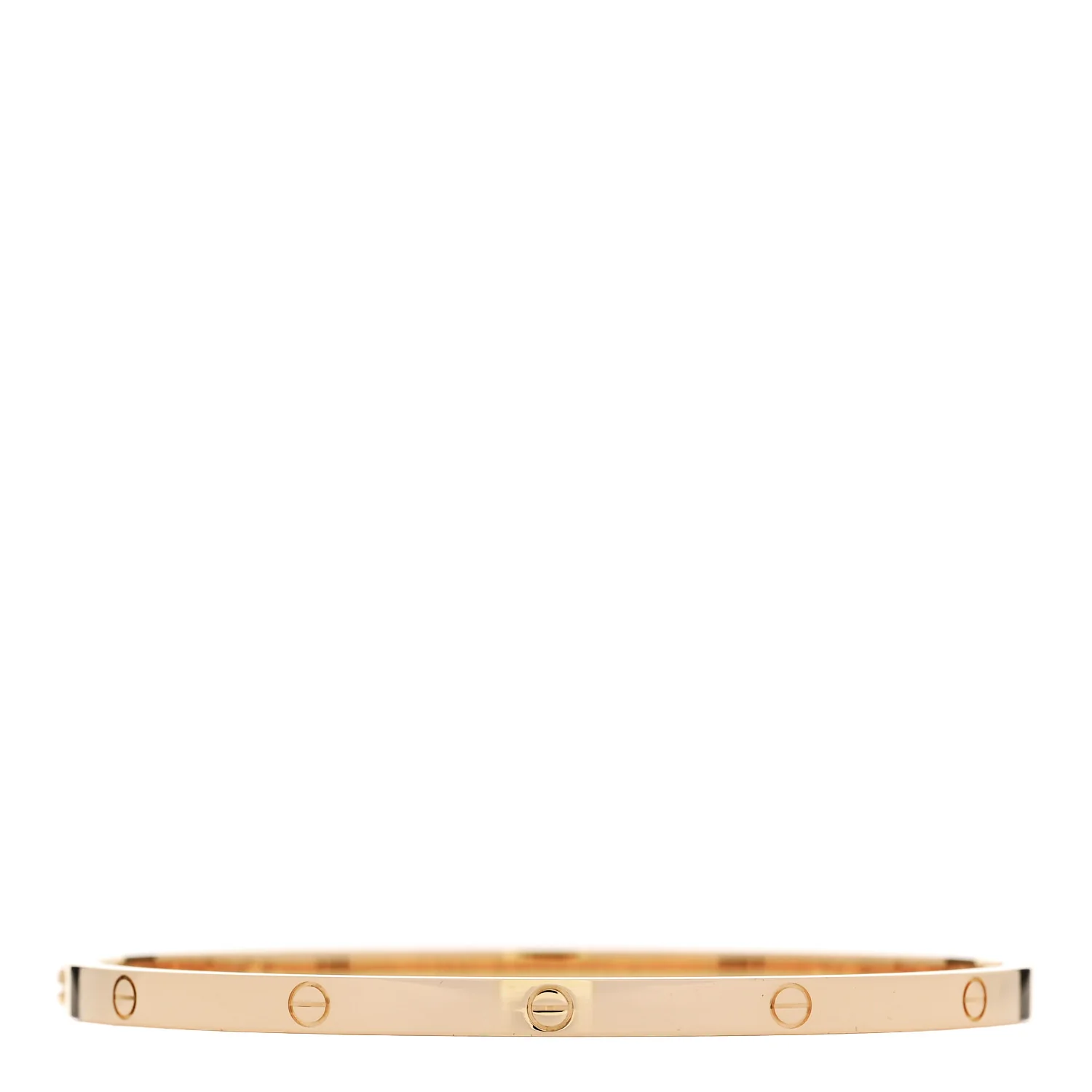 18K Yellow Gold Small LOVE Bracelet 18 - Image 2