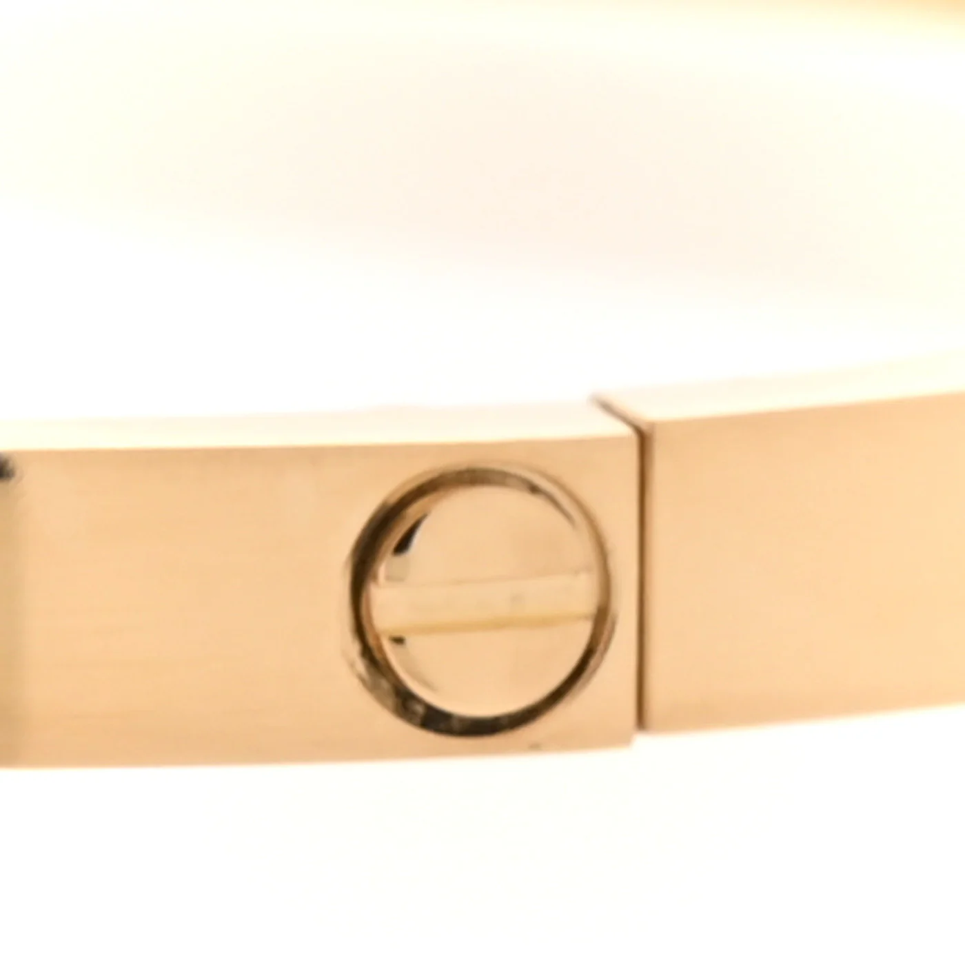 18K Yellow Gold Small LOVE Bracelet 18 - Image 4