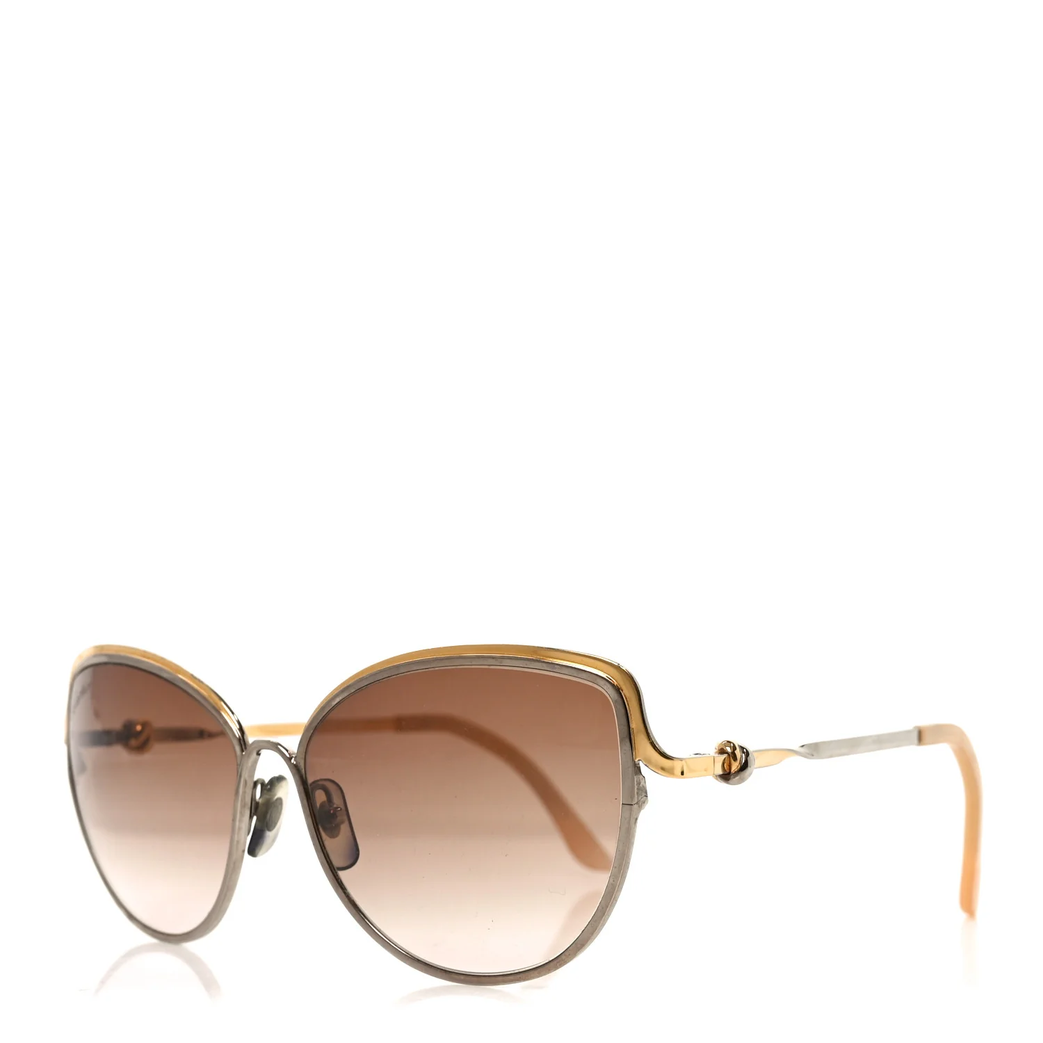Metal Trinity Sunglasses CT0089S Brown