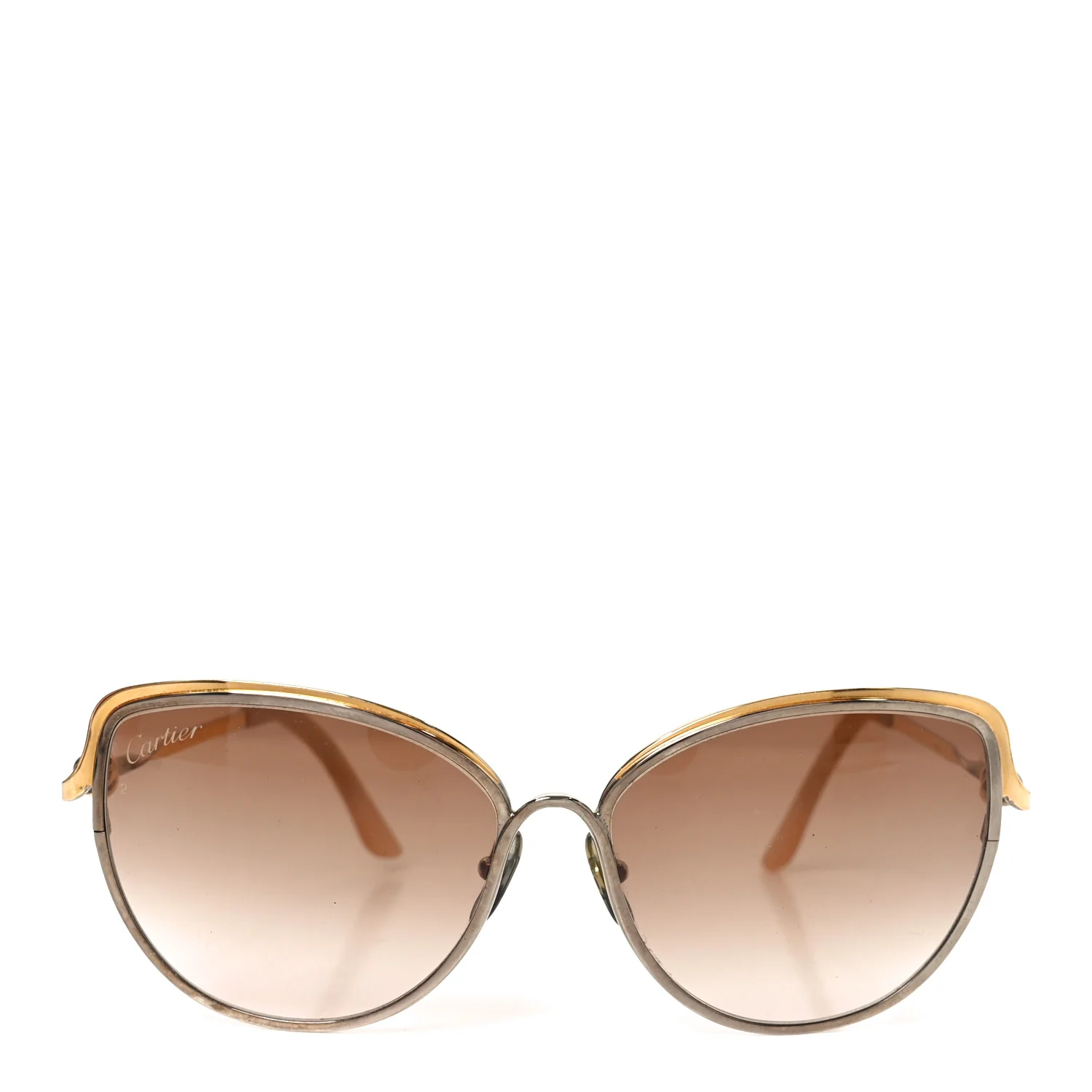 Metal Trinity Sunglasses CT0089S Brown - Image 2