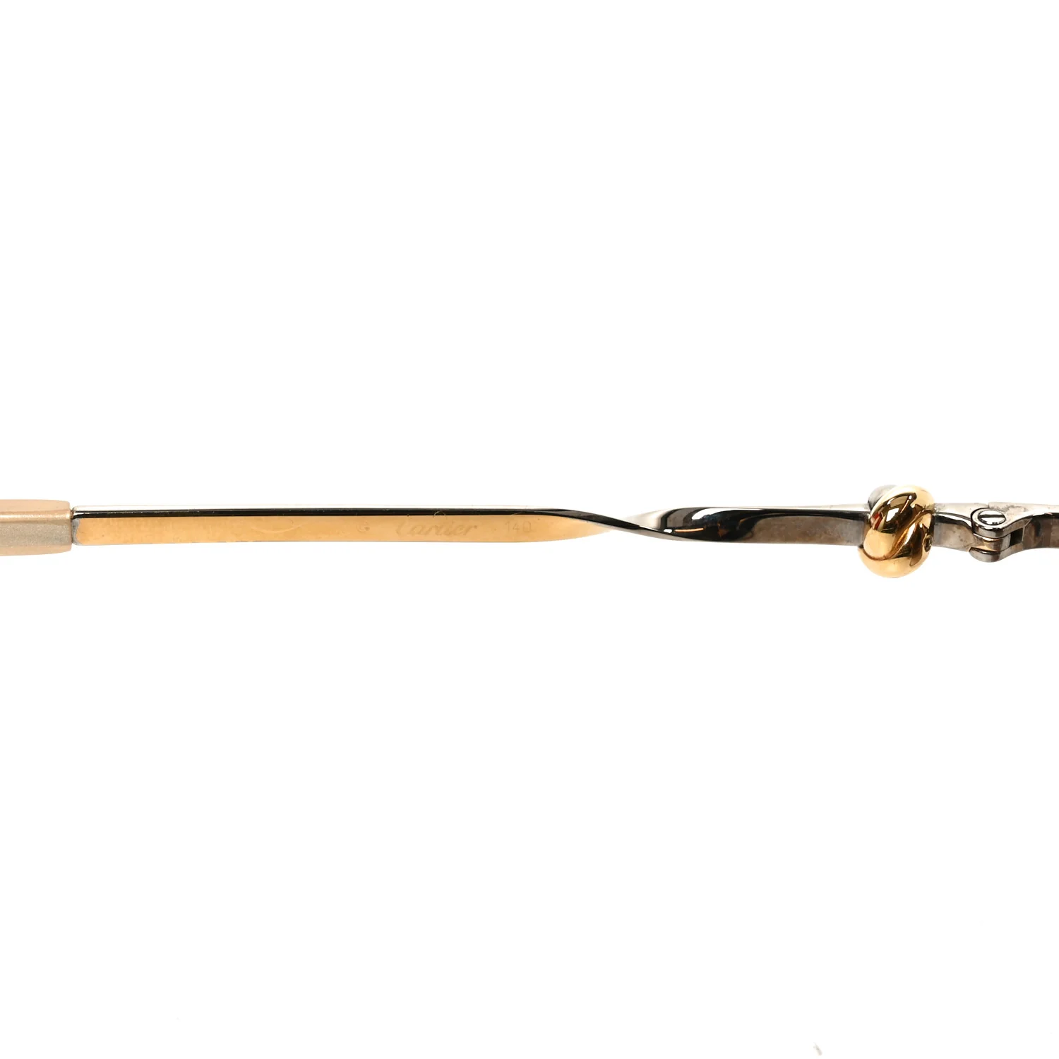 Metal Trinity Sunglasses CT0089S Brown - Image 5
