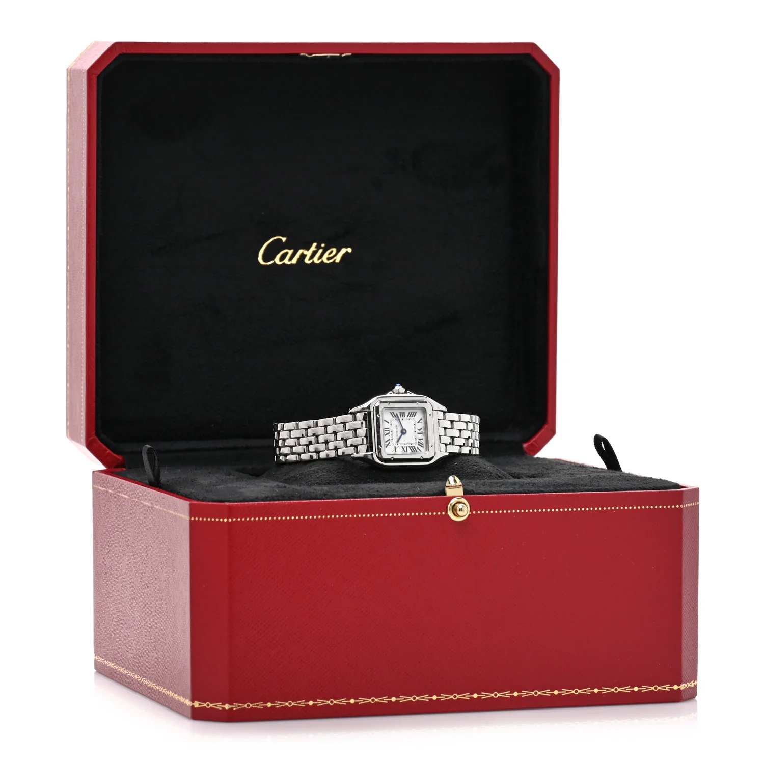 Stainless Steel 22mm Panthere Quartz Watch - Image 5