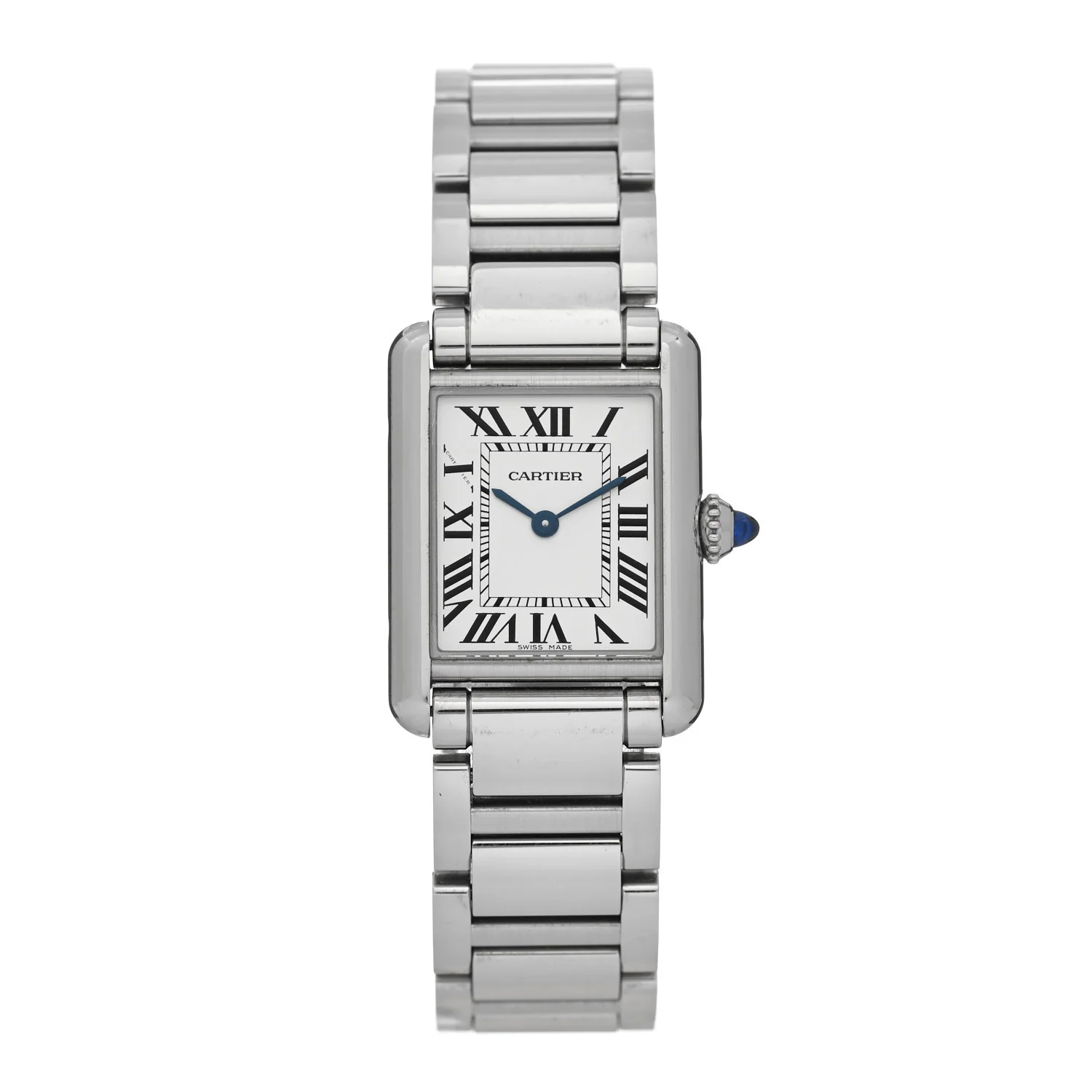 Stainless Steel 22mm Tank Must Quartz Watch