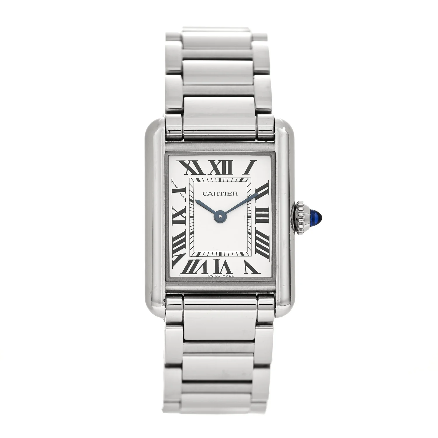 Stainless Steel 22mm Tank Must Quartz Watch