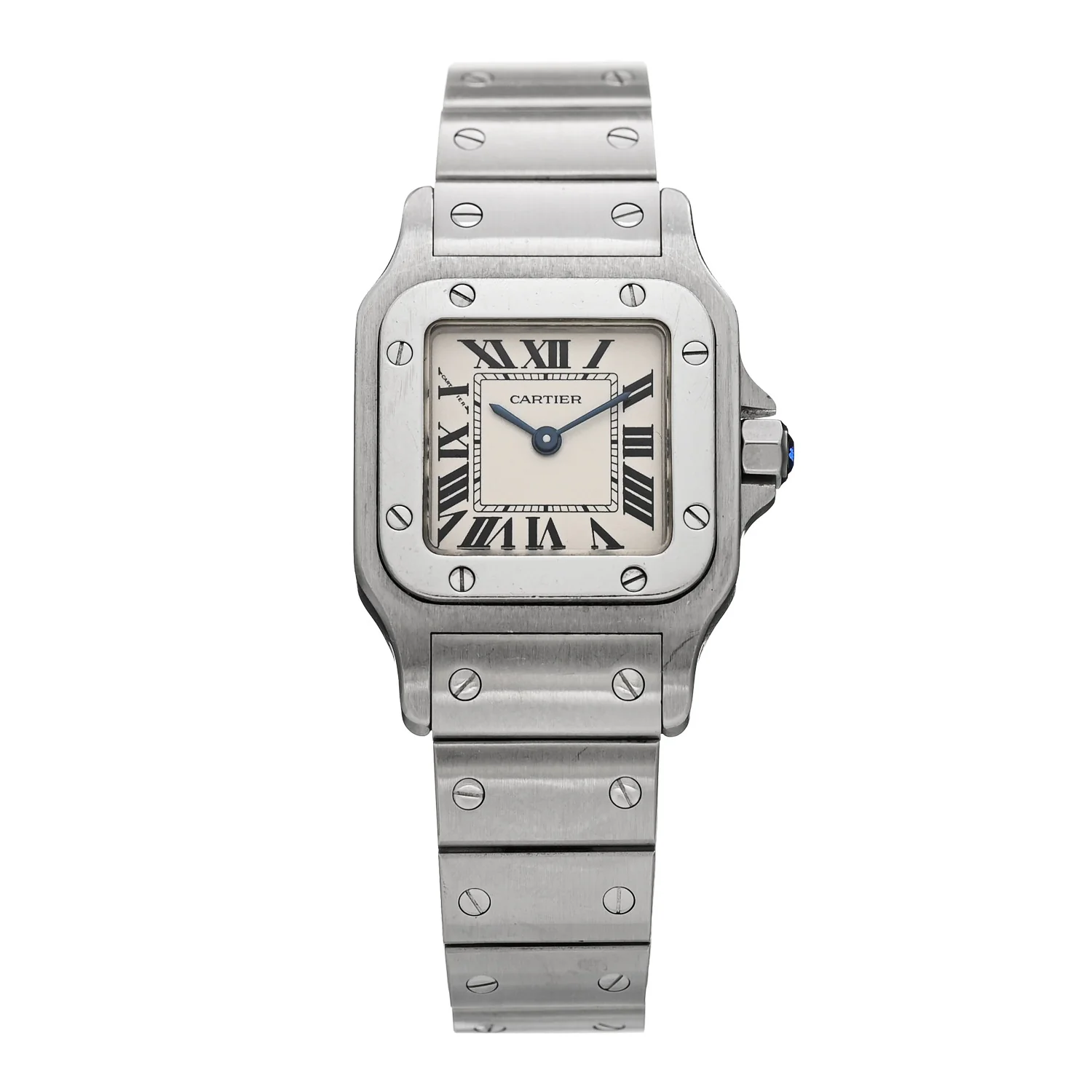 Stainless Steel 24mm Santos de Cartier Galbee Quartz Watch