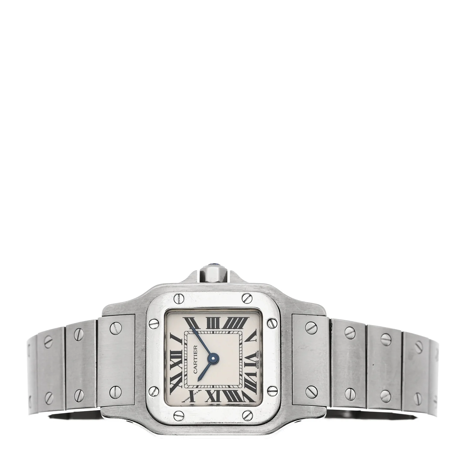 Stainless Steel 24mm Santos de Cartier Galbee Quartz Watch - Image 2