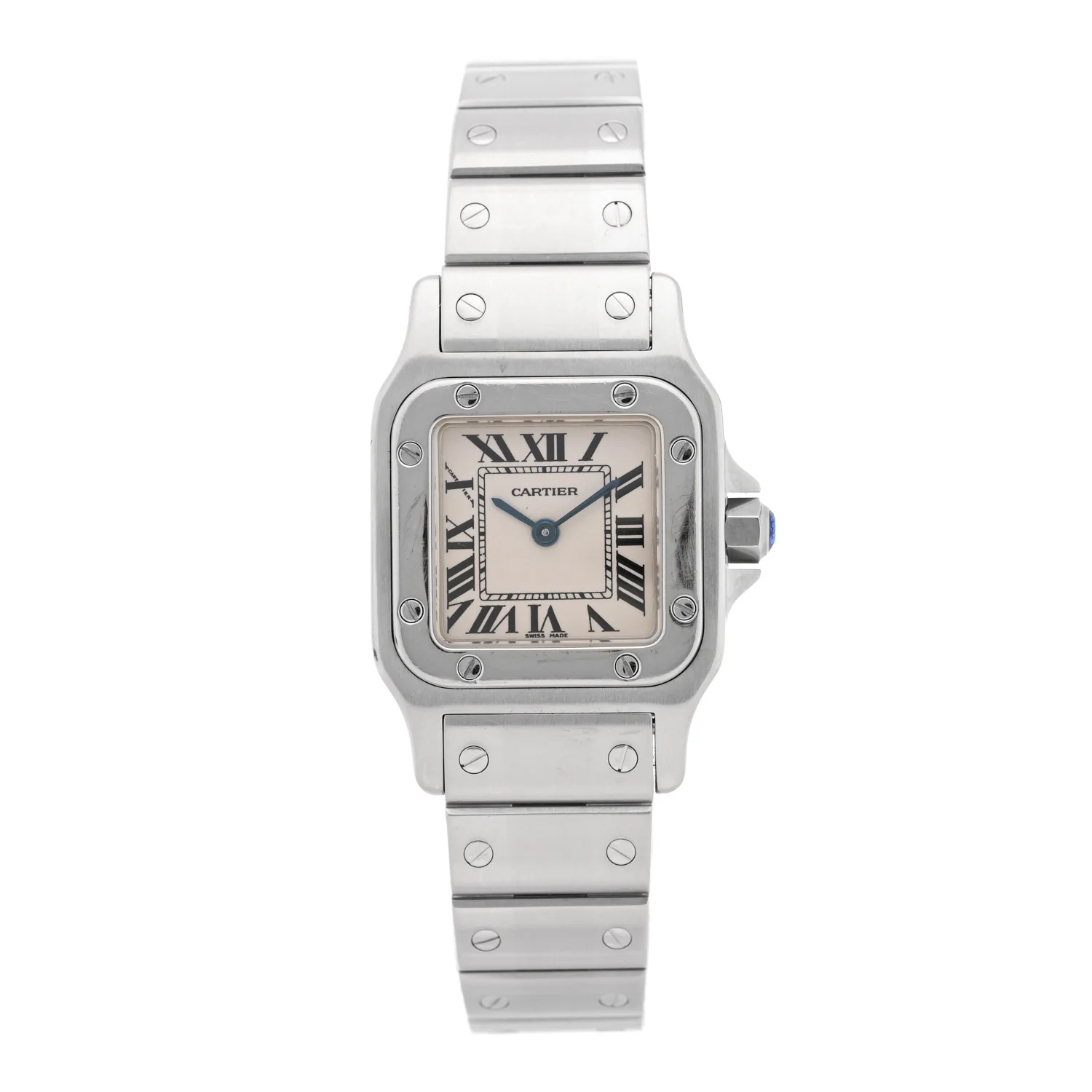 Stainless Steel 24mm Santos de Cartier Galbee Quartz Watch