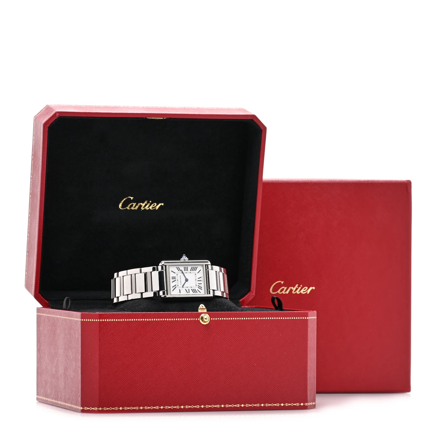 Stainless Steel 25mm Must de Cartier Tank Quartz Watch - Image 5