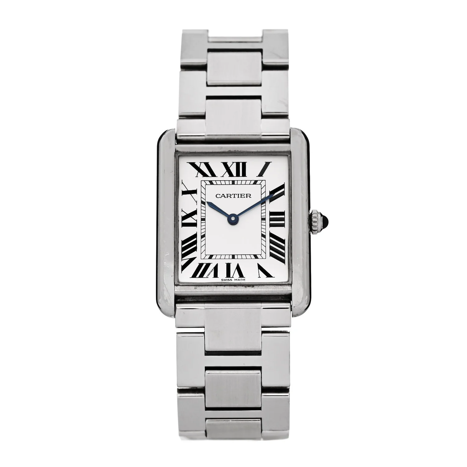 Stainless Steel 27mm Tank Solo Quartz Watch